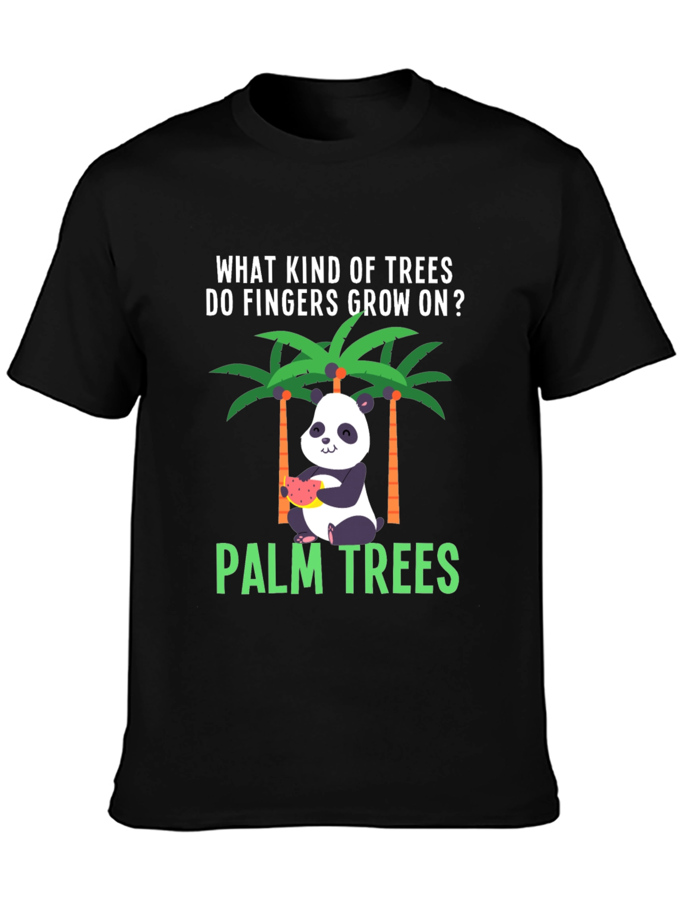 Funny Panda Palm Trees T-Shirt