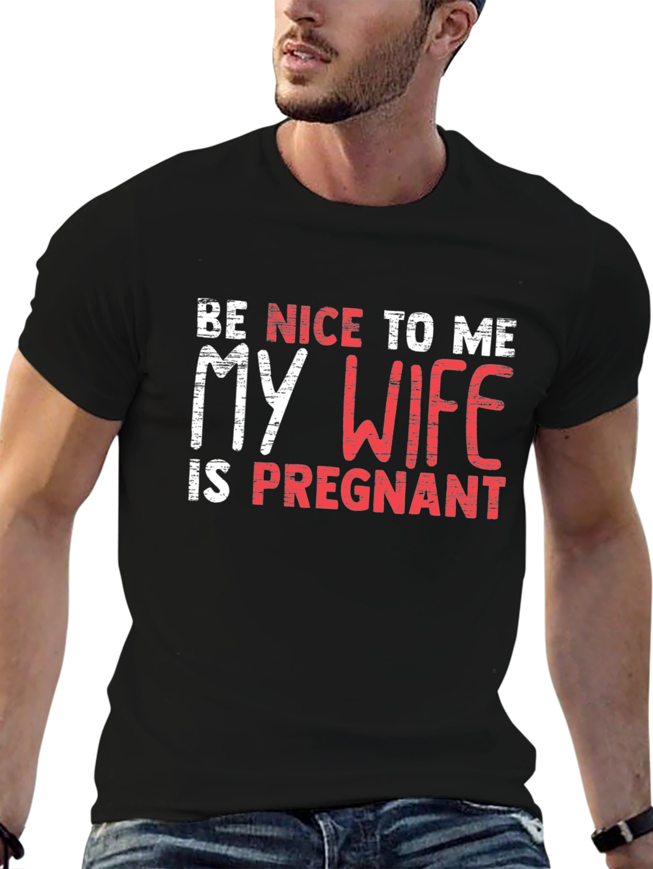 Funny Pregnancy Announcement Mens T-Shirt