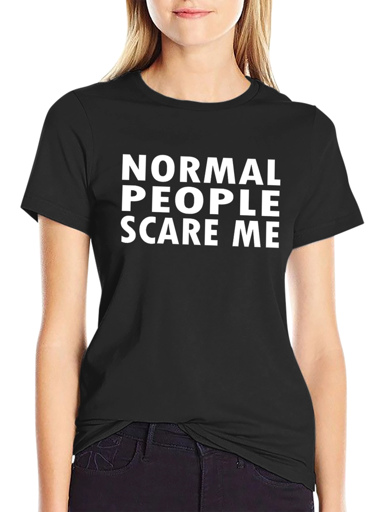 Normal People Scare Me Graphic Tee