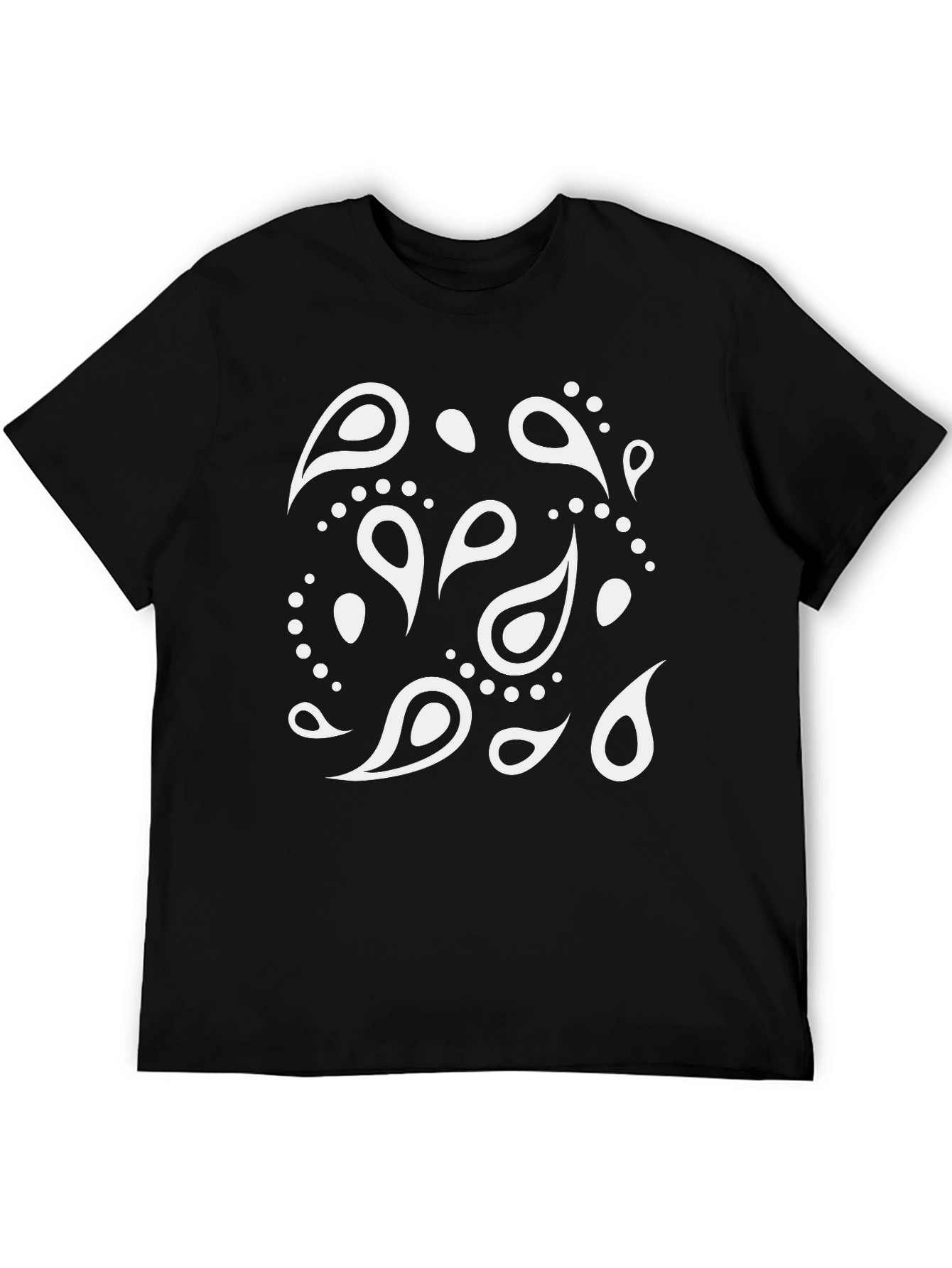 Bandana Pattern T-Shirt - Casual Style