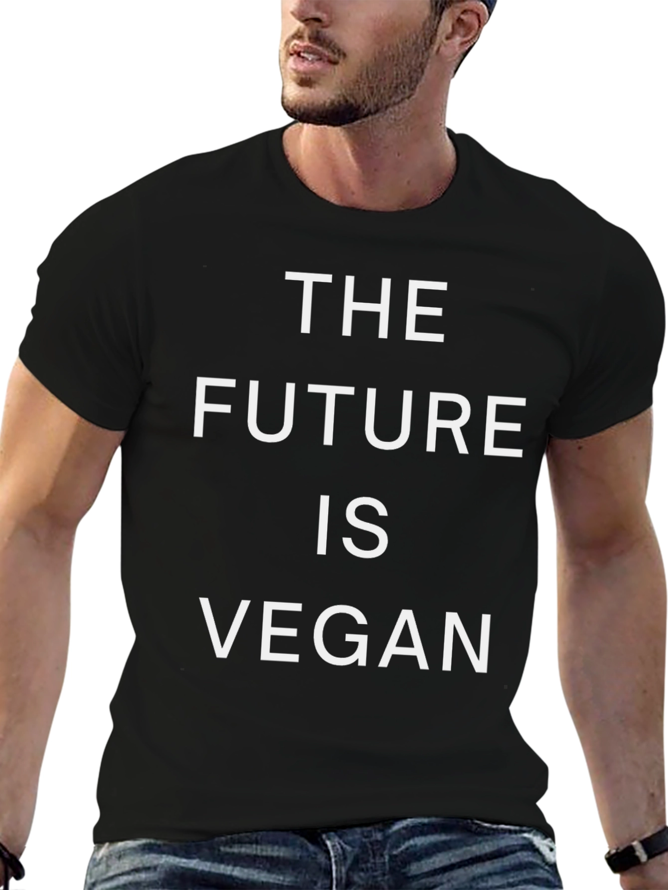 The Future is Vegan - Black T-Shirt