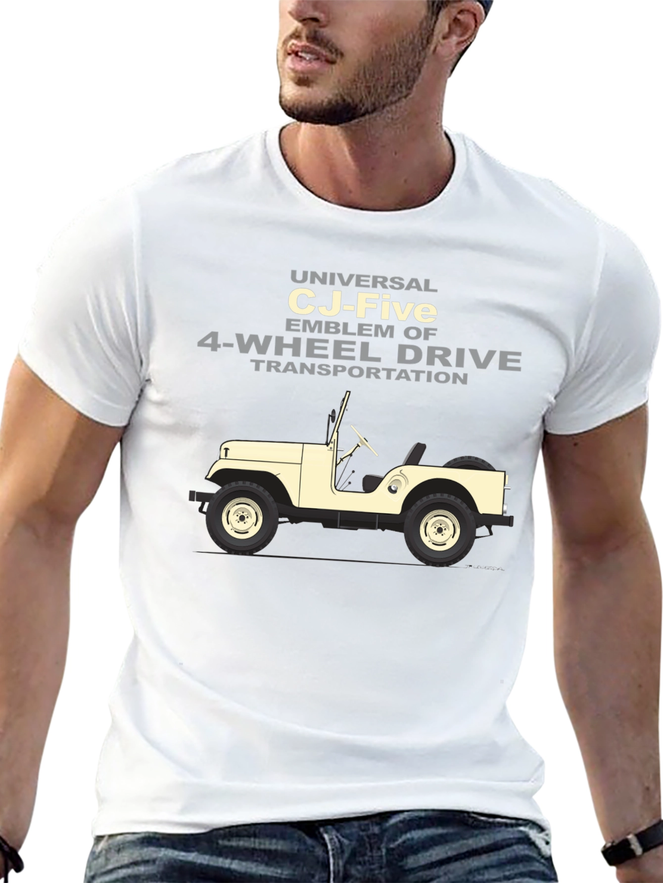 Universal CJ-Five 4-Wheel Drive T-Shirt