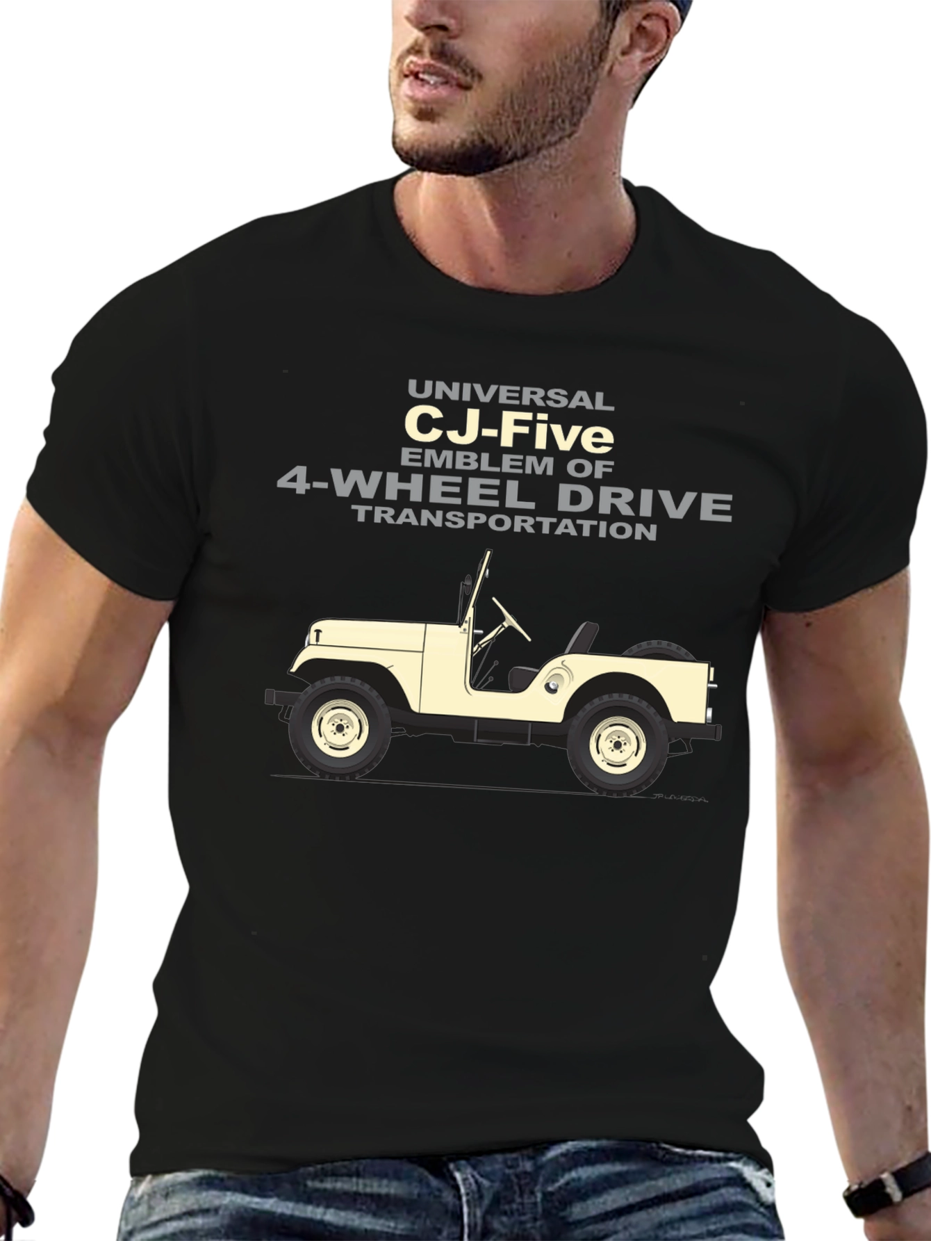 Universal CJ-Five 4-Wheel Drive T-Shirt