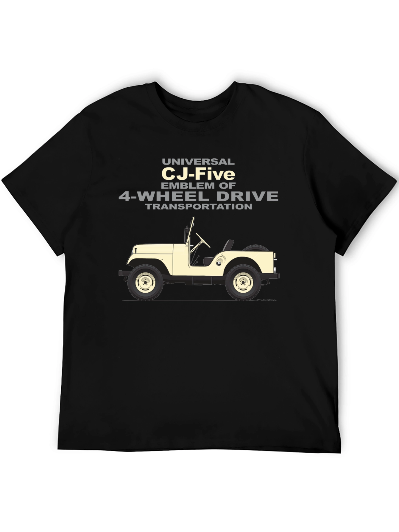Universal CJ-Five 4-Wheel Drive T-Shirt