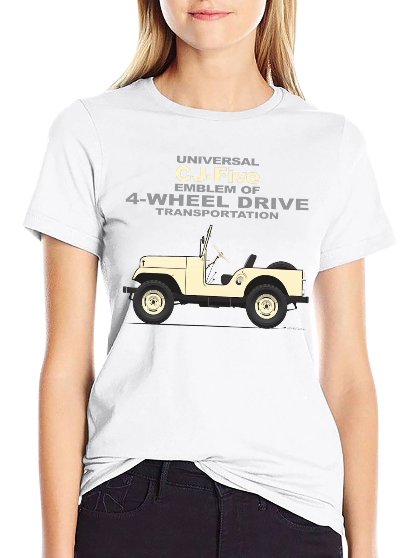Universal CJ-Five 4-Wheel Drive T-Shirt