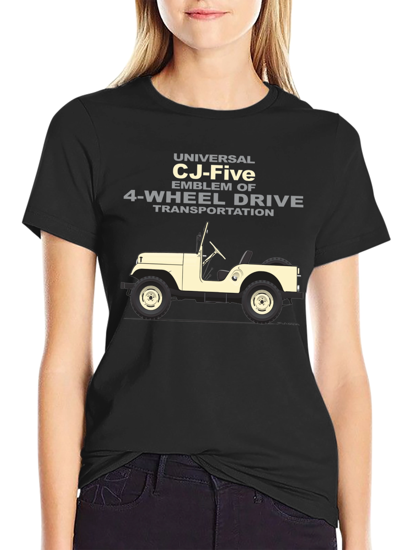 Universal CJ-Five 4-Wheel Drive T-Shirt