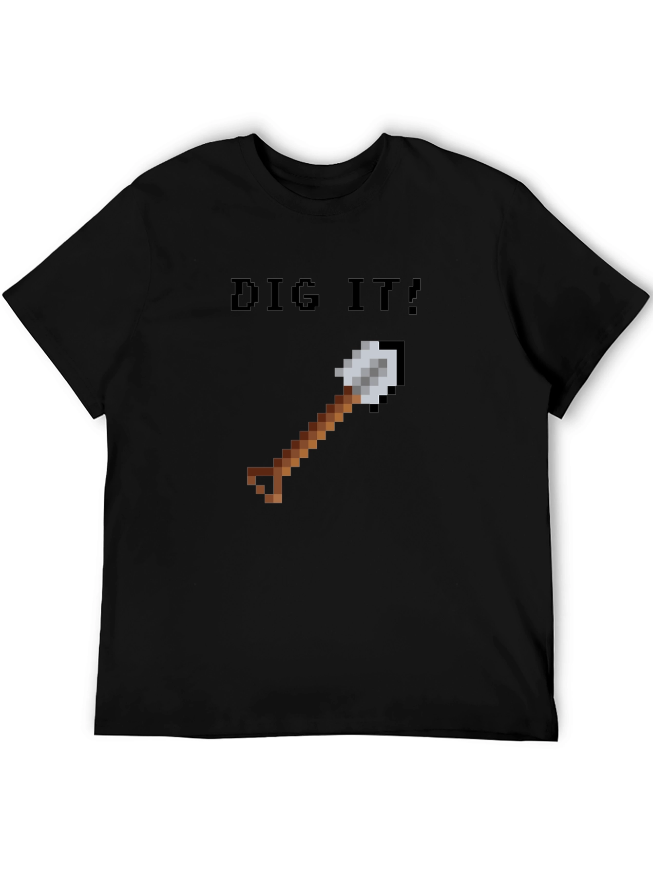 Dig It! Pixel Art Shovel T-Shirt