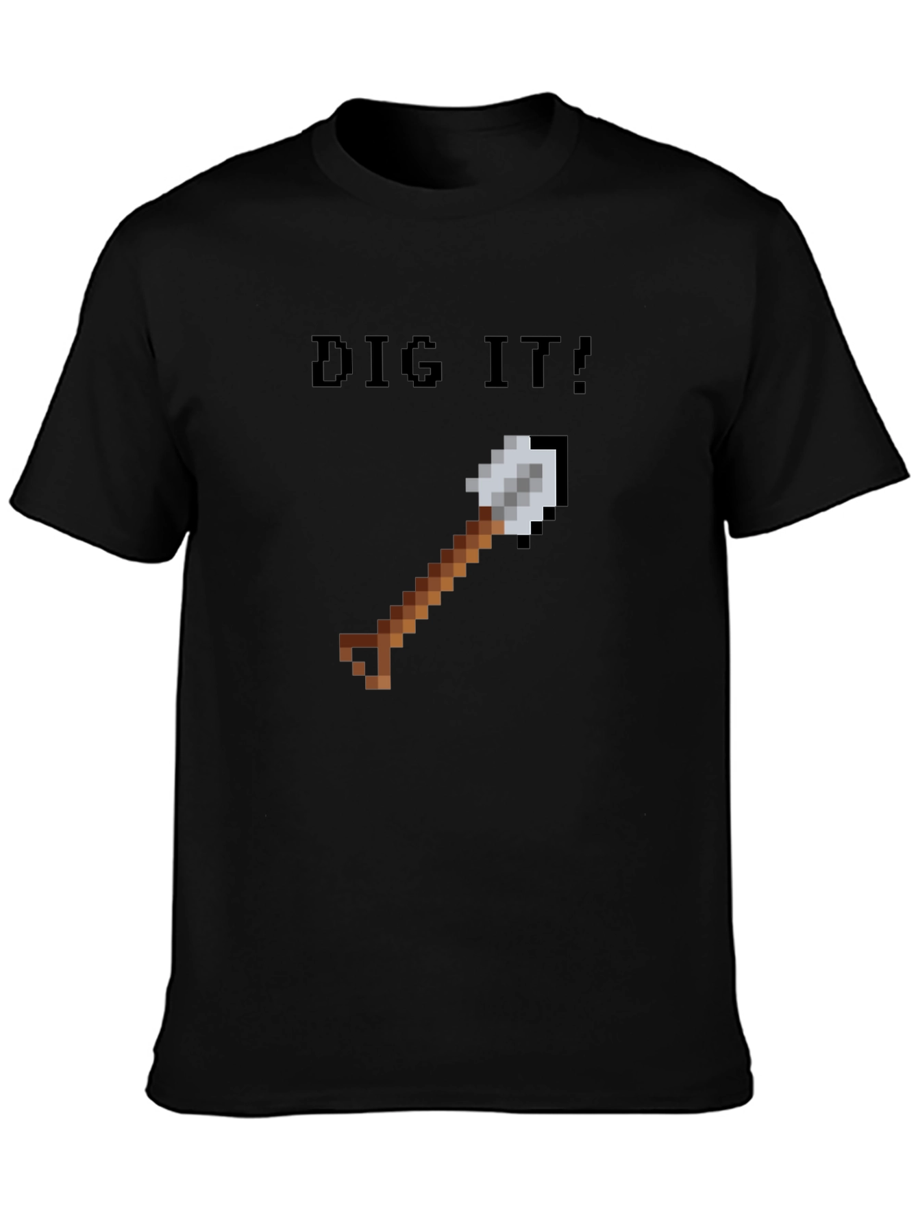 Dig It! Pixel Art Shovel T-Shirt