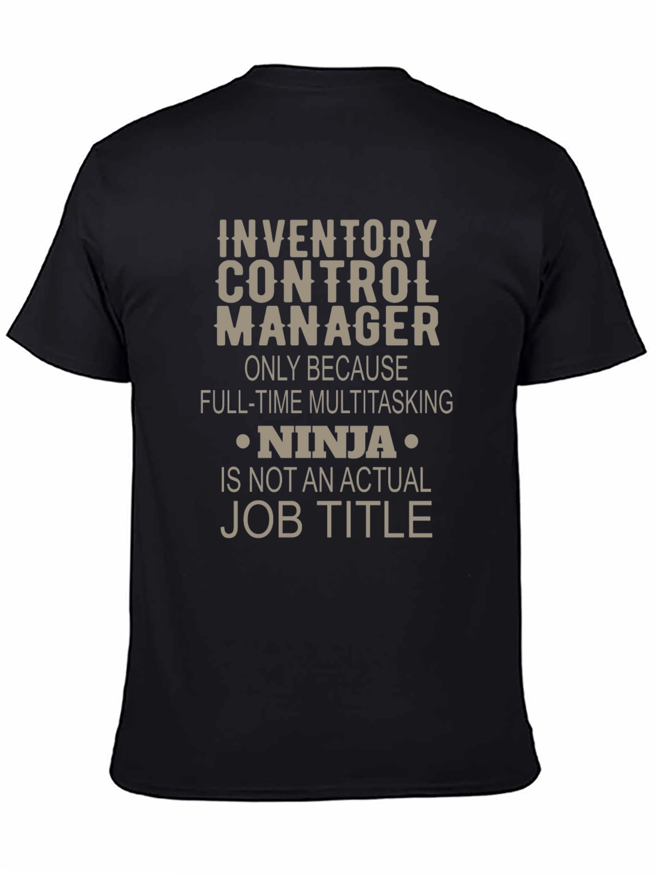 Inventory Control Manager Ninja Graphic T-Shirt