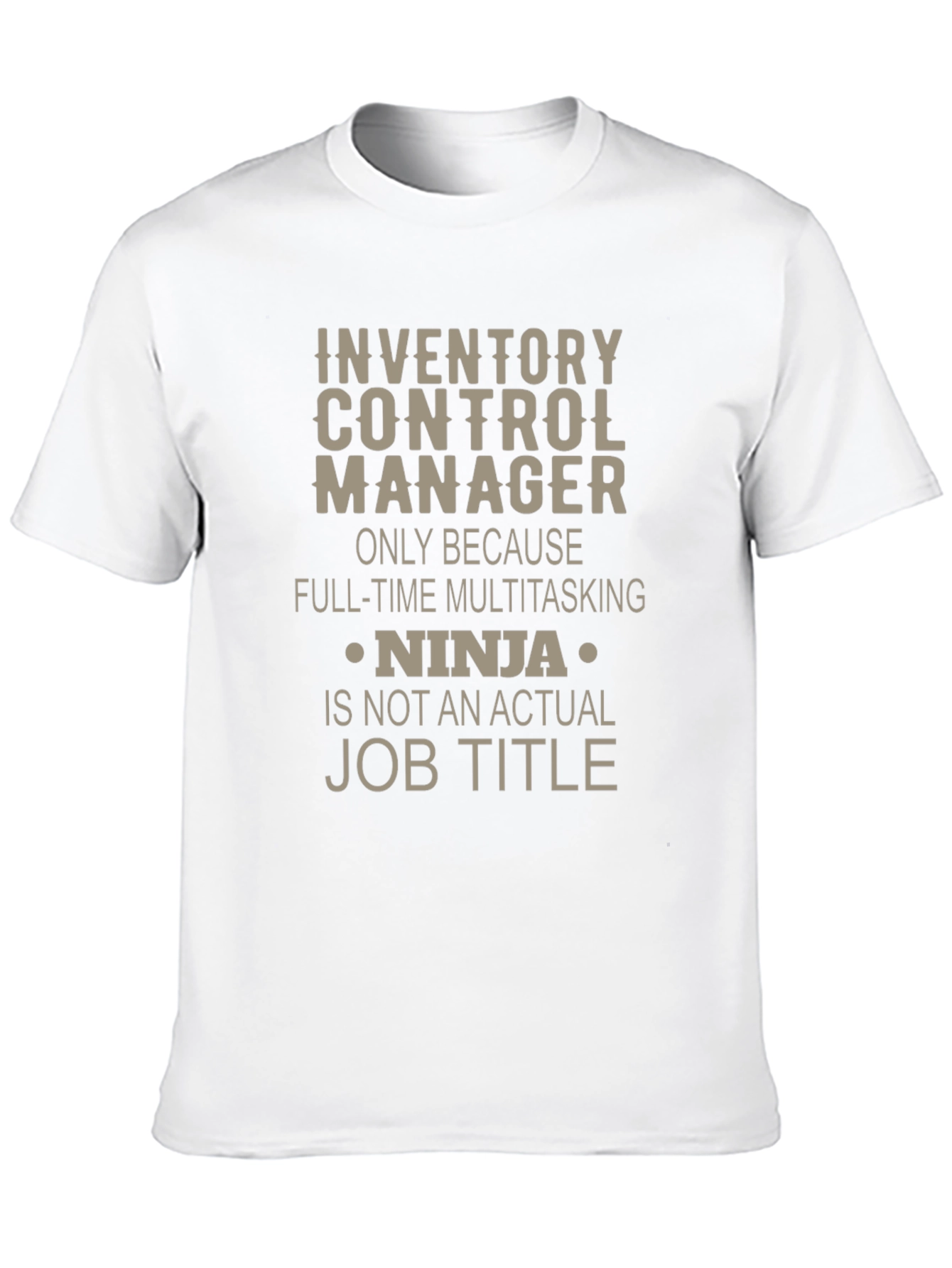 Inventory Control Manager Ninja Graphic T-Shirt