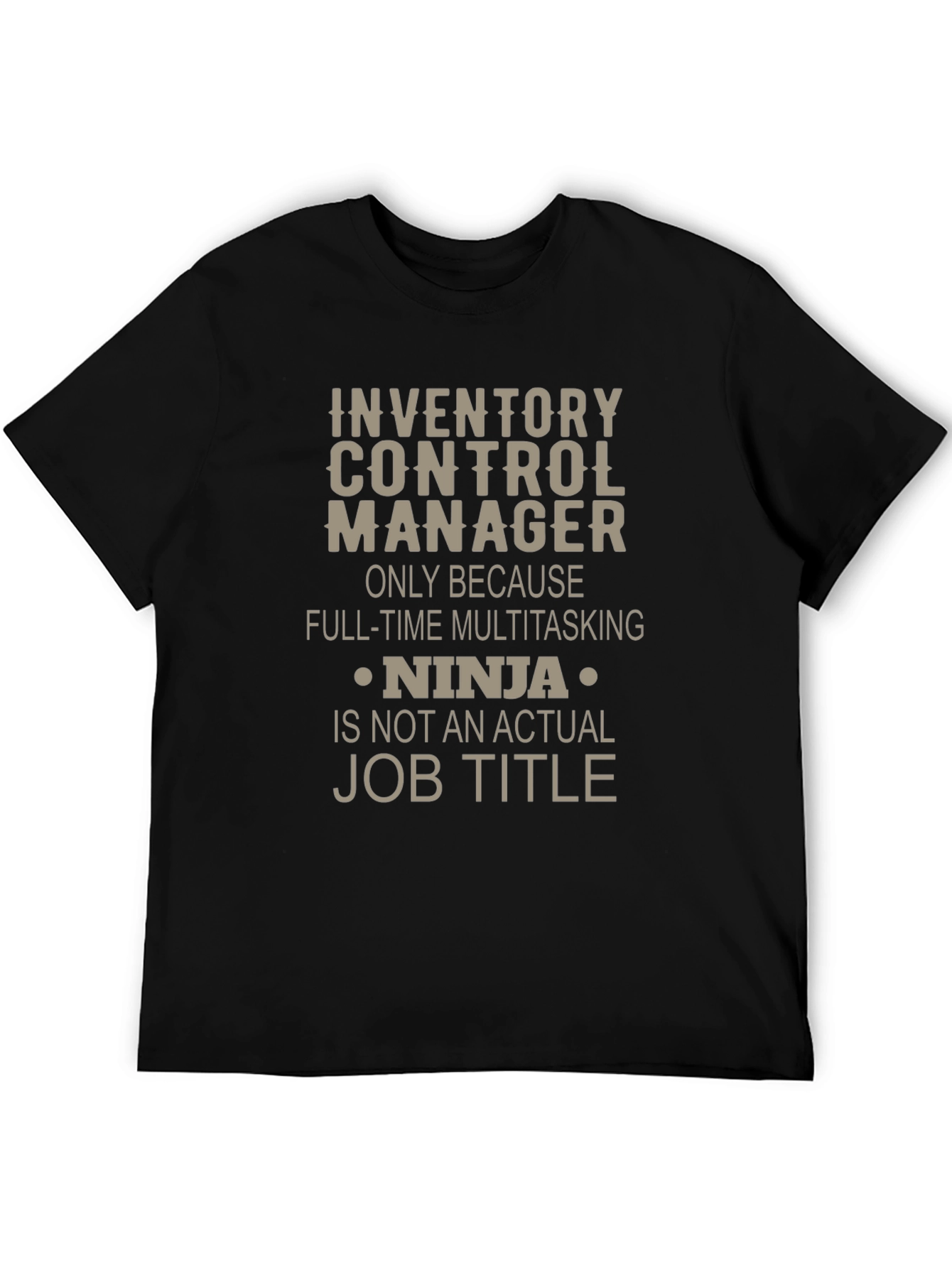 Inventory Control Manager Ninja Graphic T-Shirt
