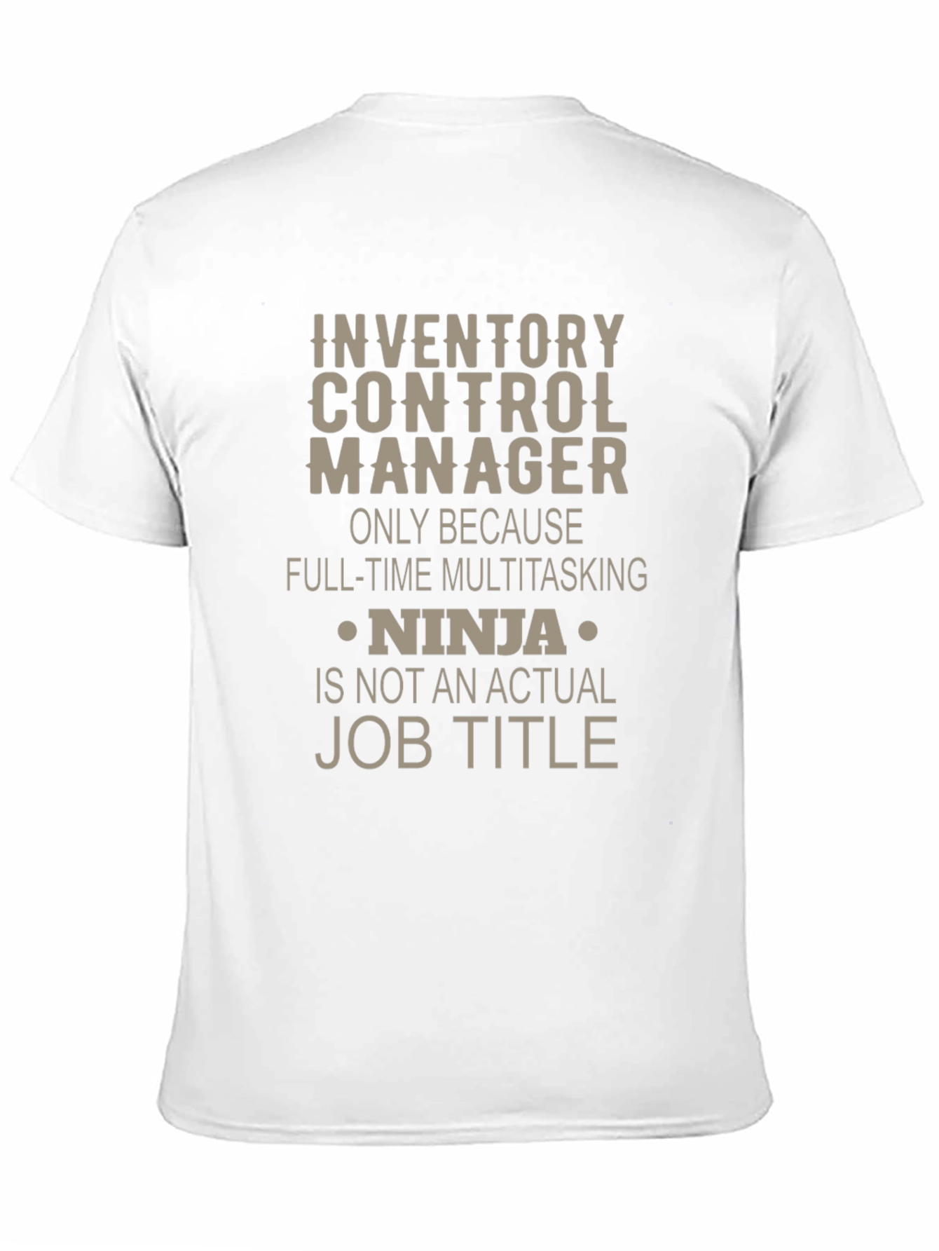Inventory Control Manager Ninja Graphic T-Shirt