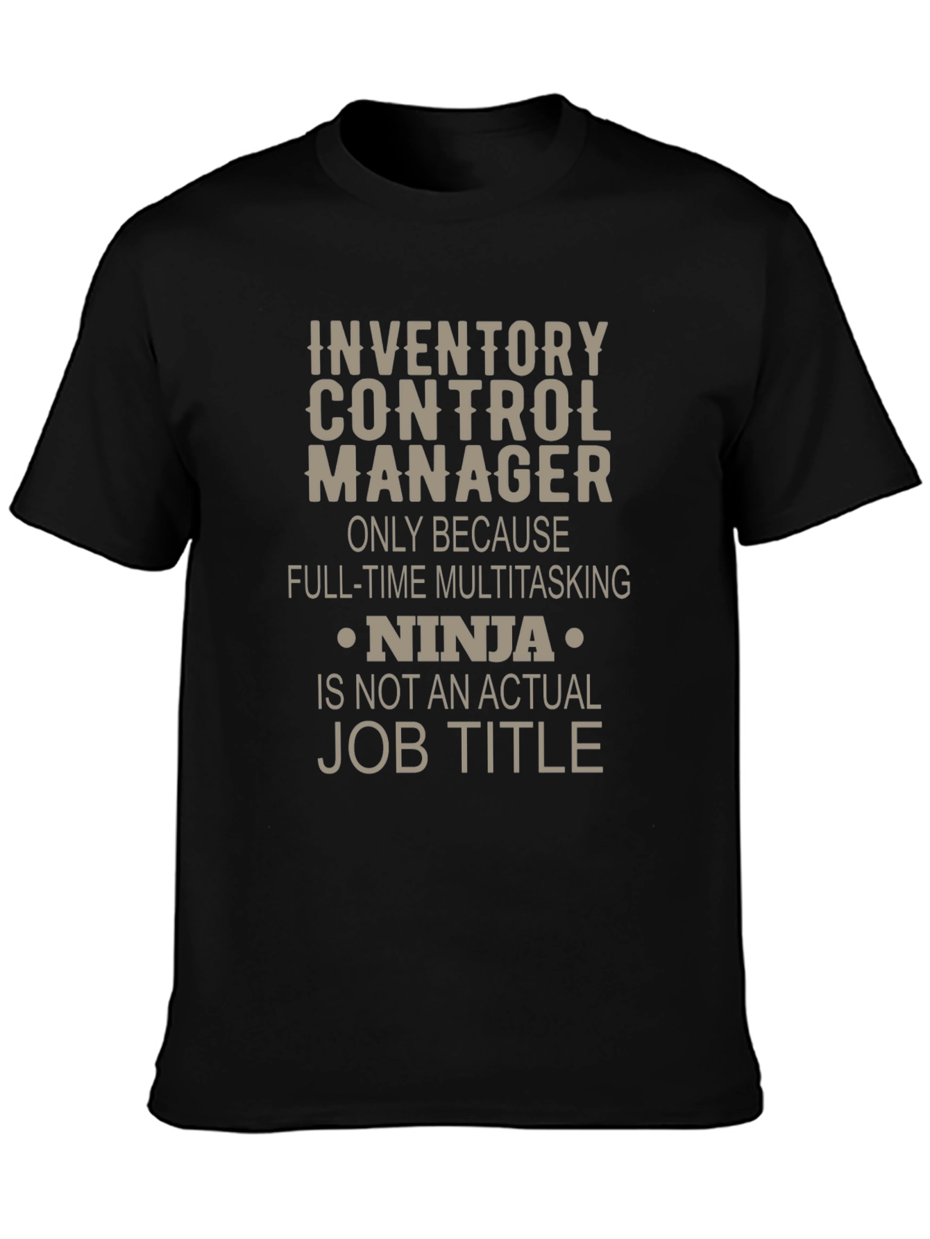 Inventory Control Manager Ninja Graphic T-Shirt