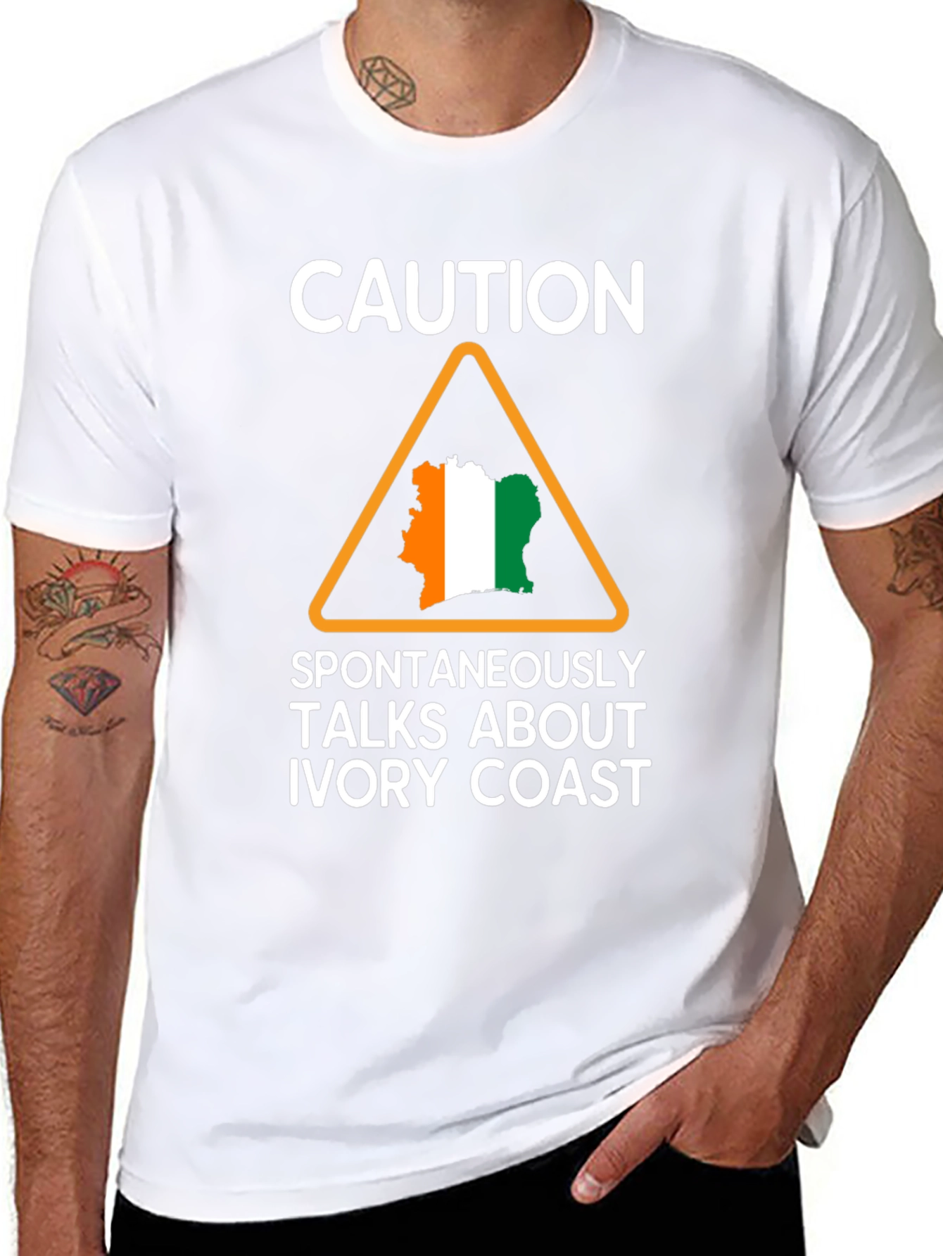Caution Ivory Coast Graphic Tee