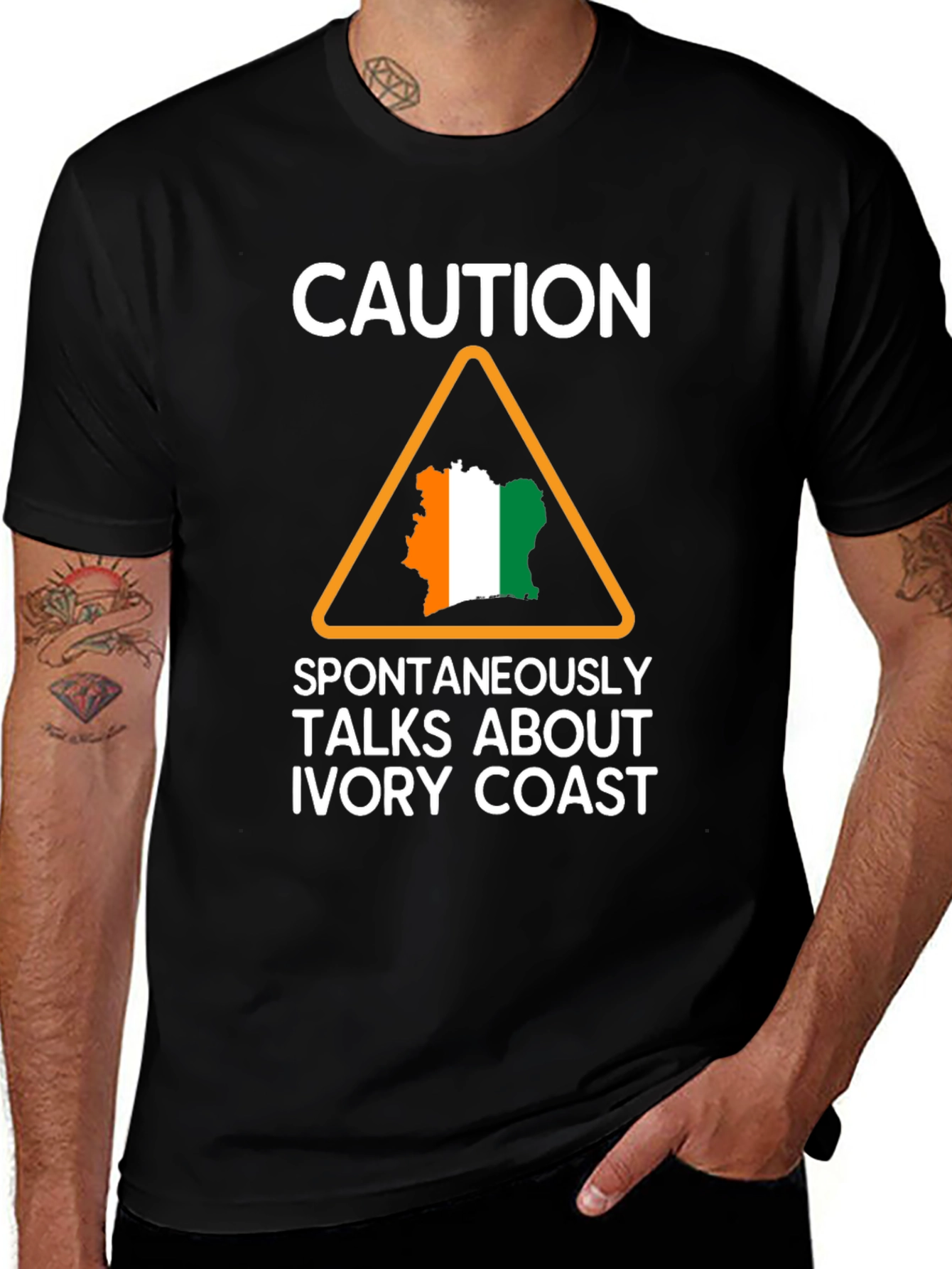 Caution Ivory Coast Graphic Tee
