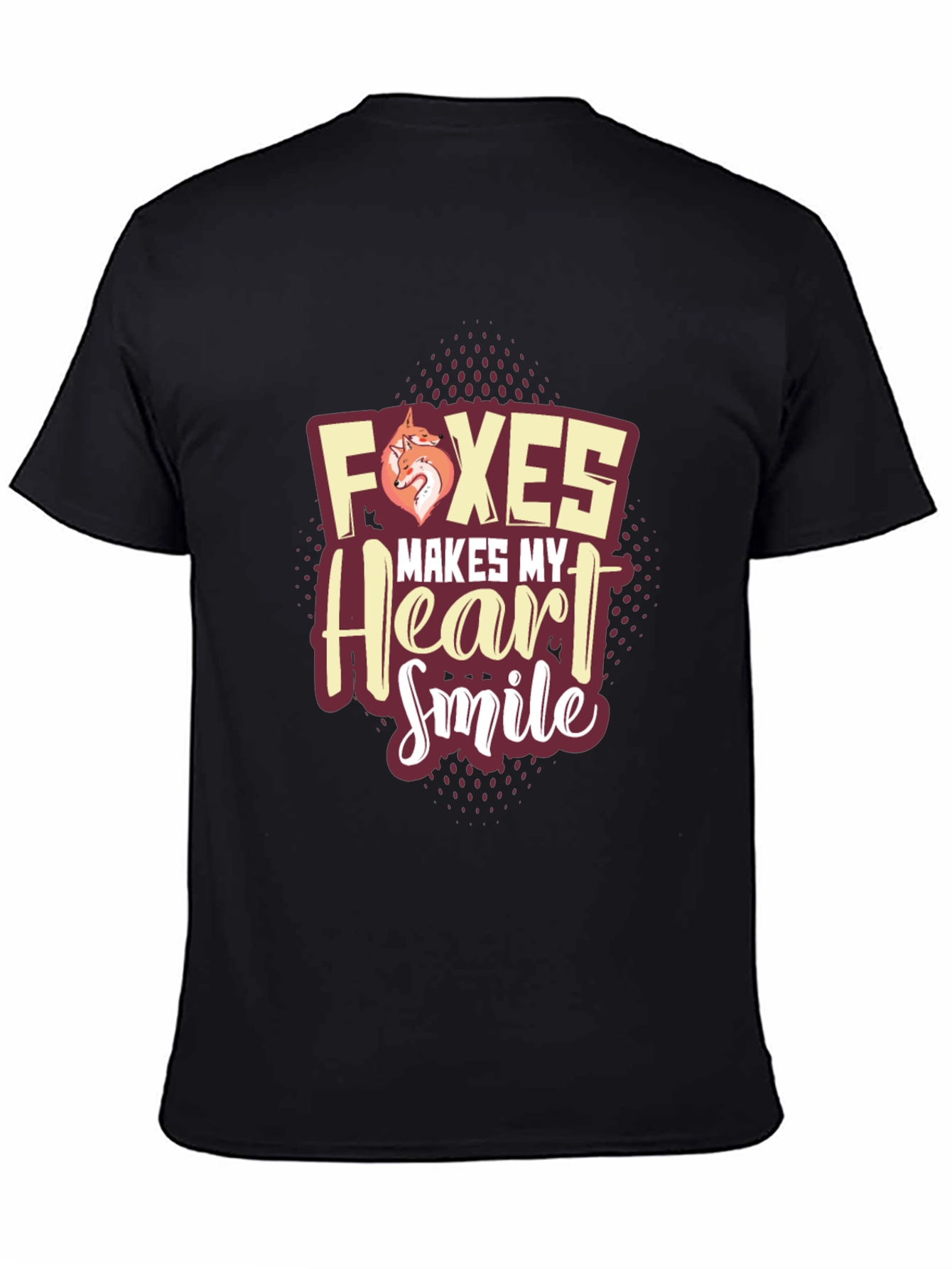 Foxes Make My Heart Smile Graphic T-Shirt