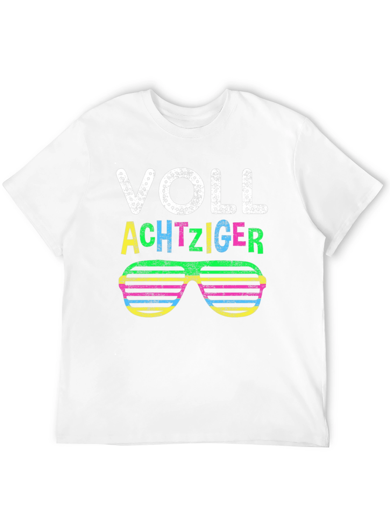 Voll Achtziger 80s Retro Sunglasses T-Shirt