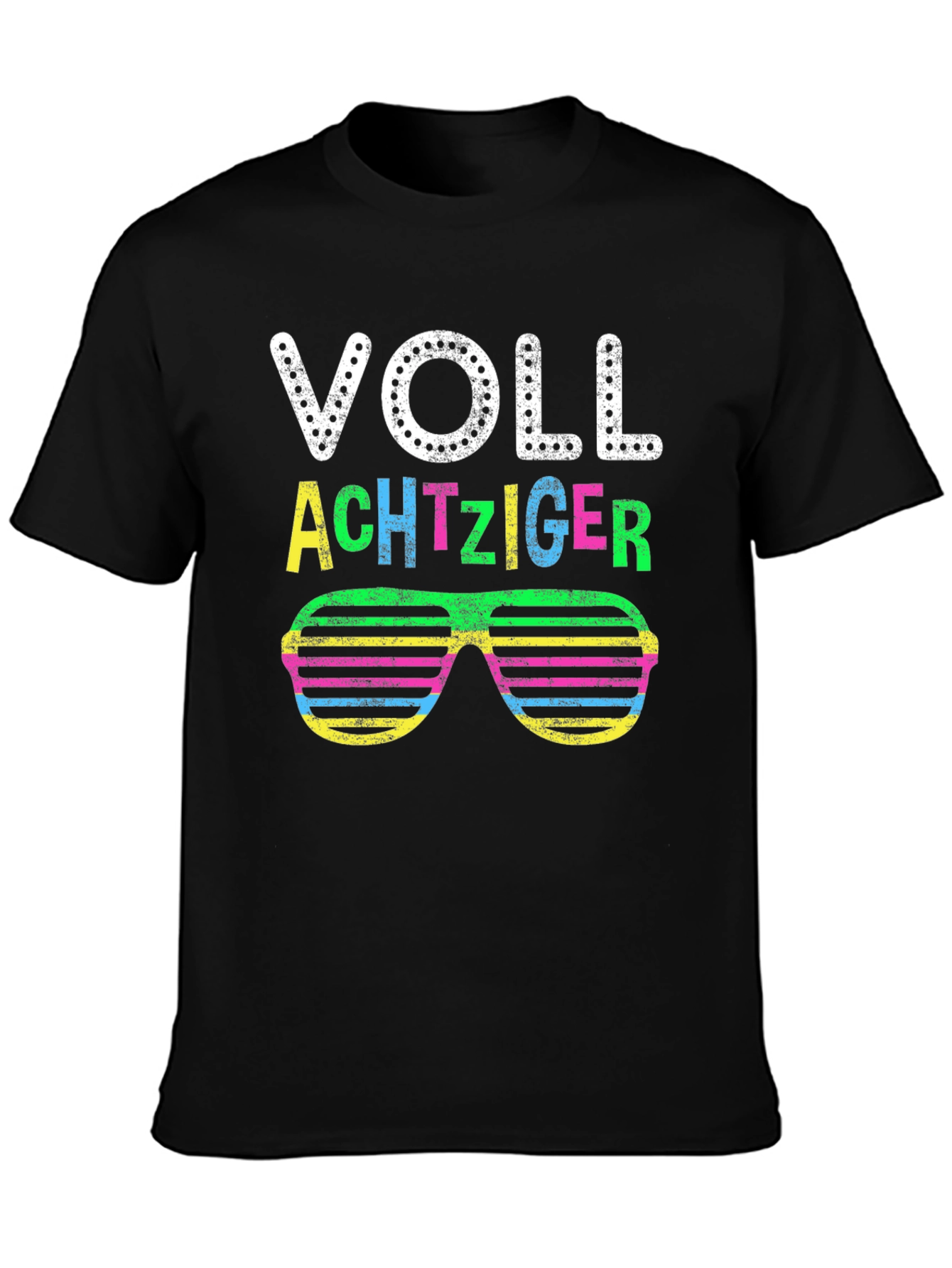 Voll Achtziger 80s Retro Sunglasses T-Shirt