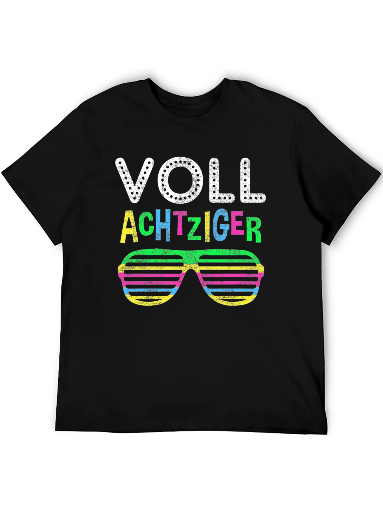 Voll Achtziger 80s Retro Sunglasses T-Shirt