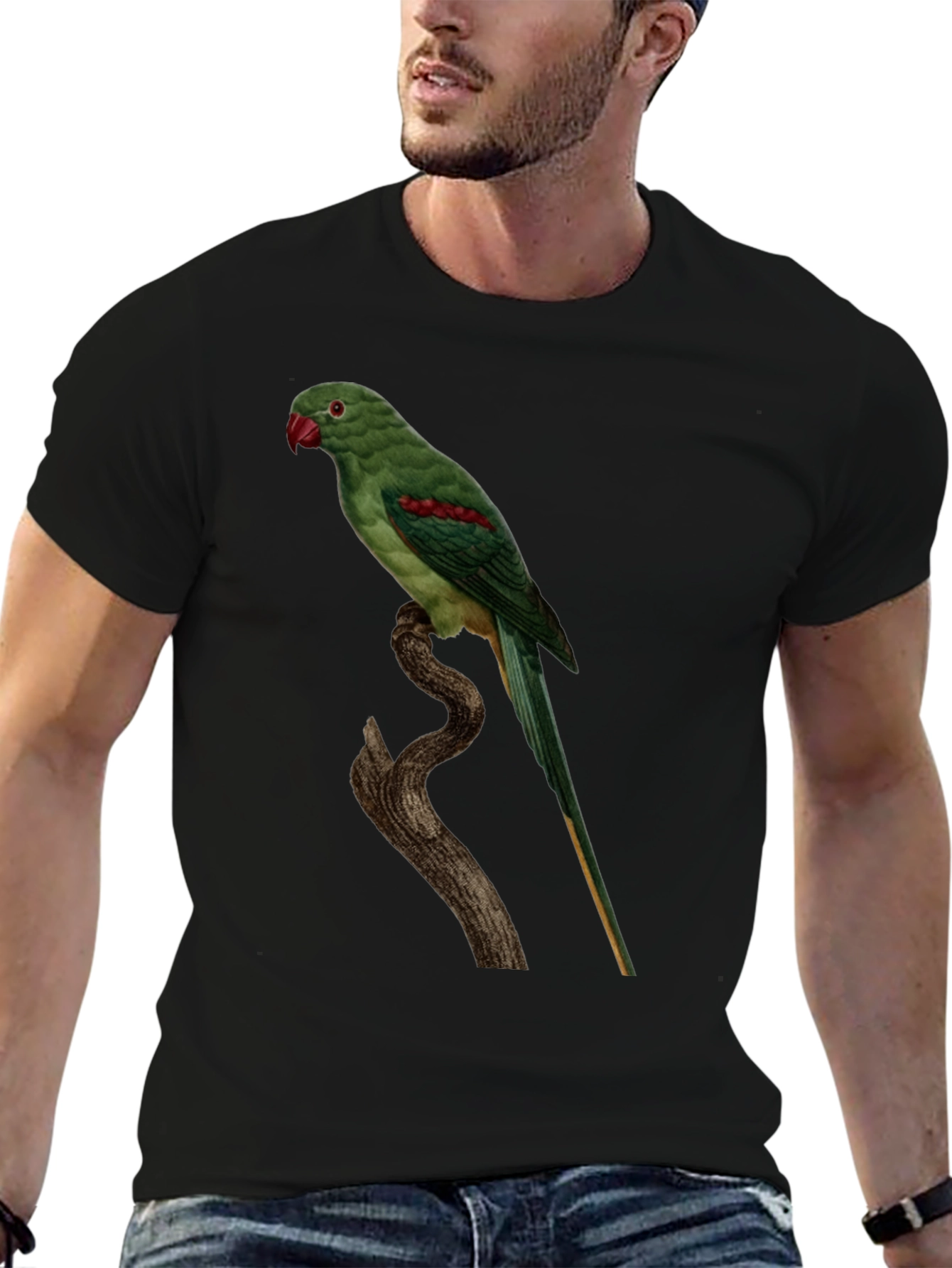 Parrot Graphic Tee - Cool Bird Lovers Shirt