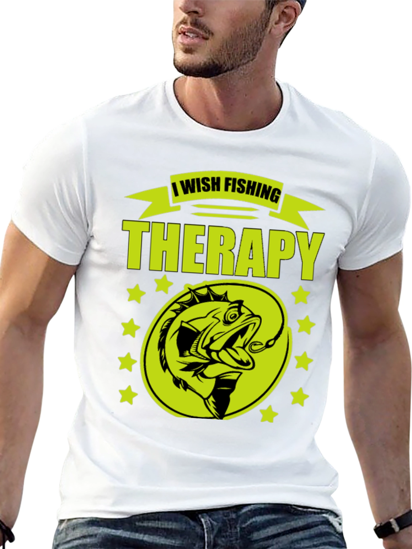Fishing Therapy Graphic T-Shirt
