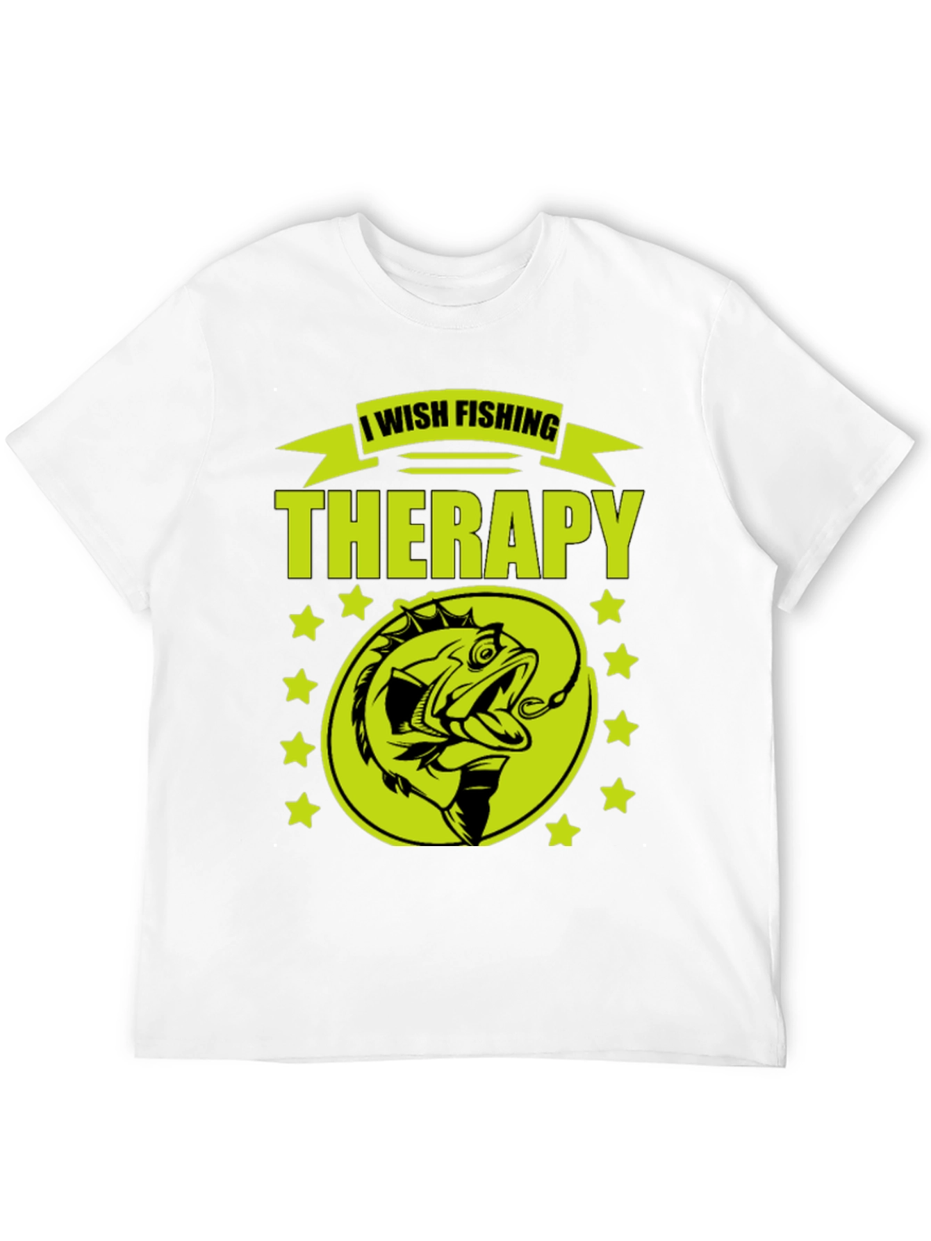 Fishing Therapy Graphic T-Shirt