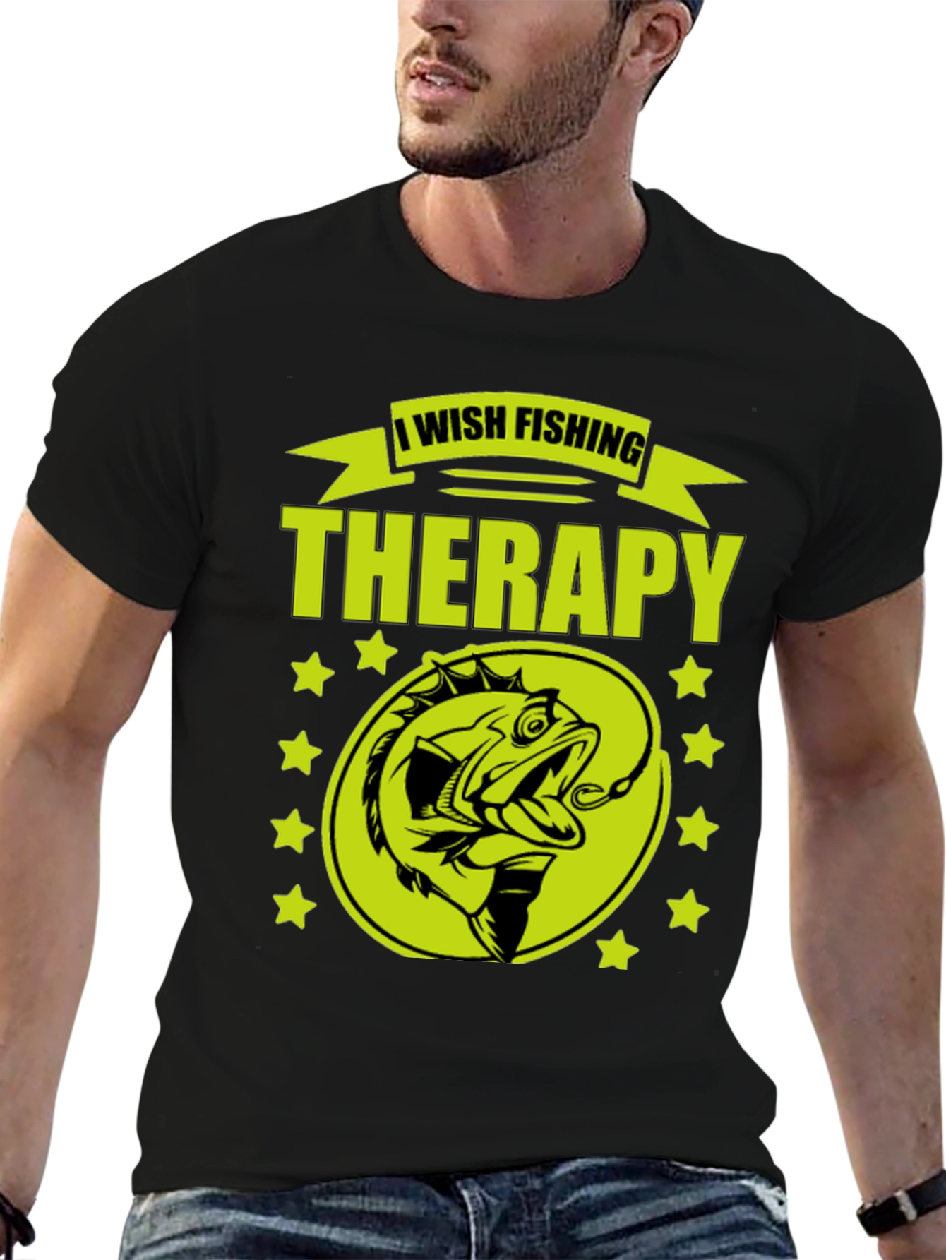 Fishing Therapy Graphic T-Shirt