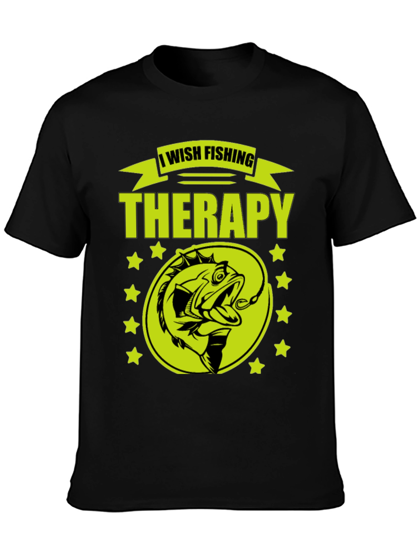Fishing Therapy Graphic T-Shirt