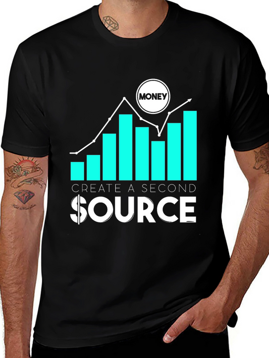Create a Second Source Money T-Shirt