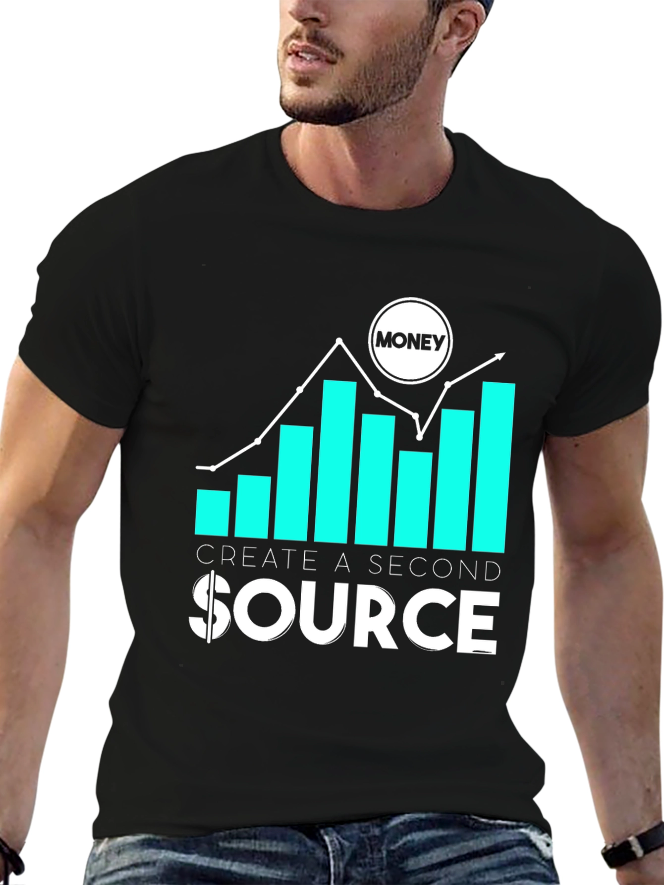 Create a Second Source Money T-Shirt