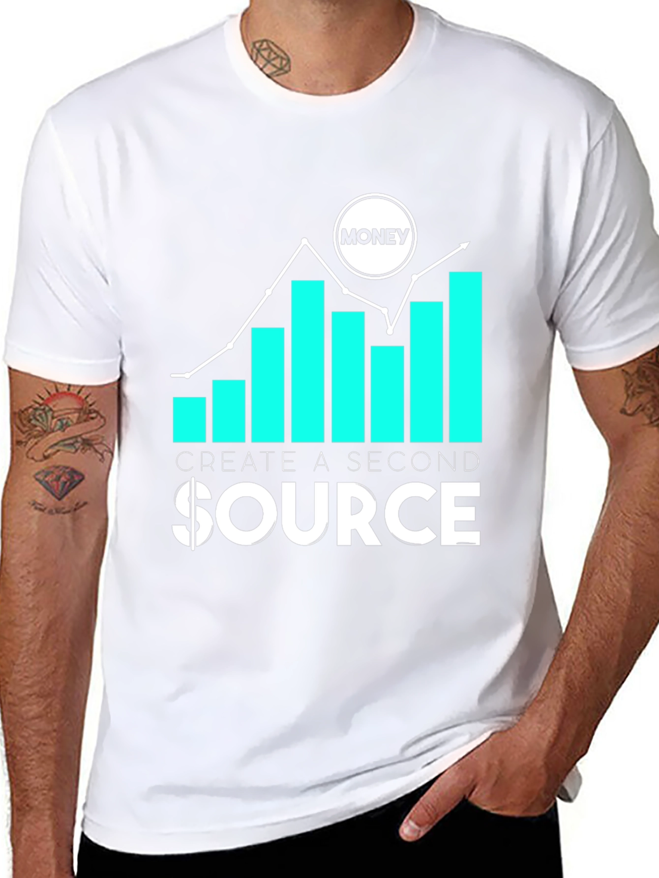 Create a Second Source Money T-Shirt