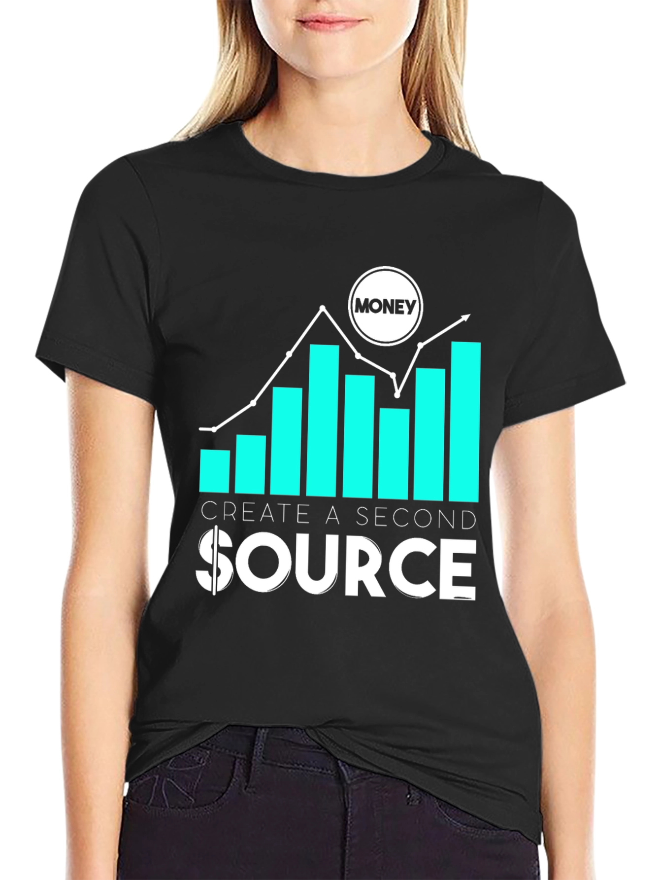 Create a Second Source Money T-Shirt