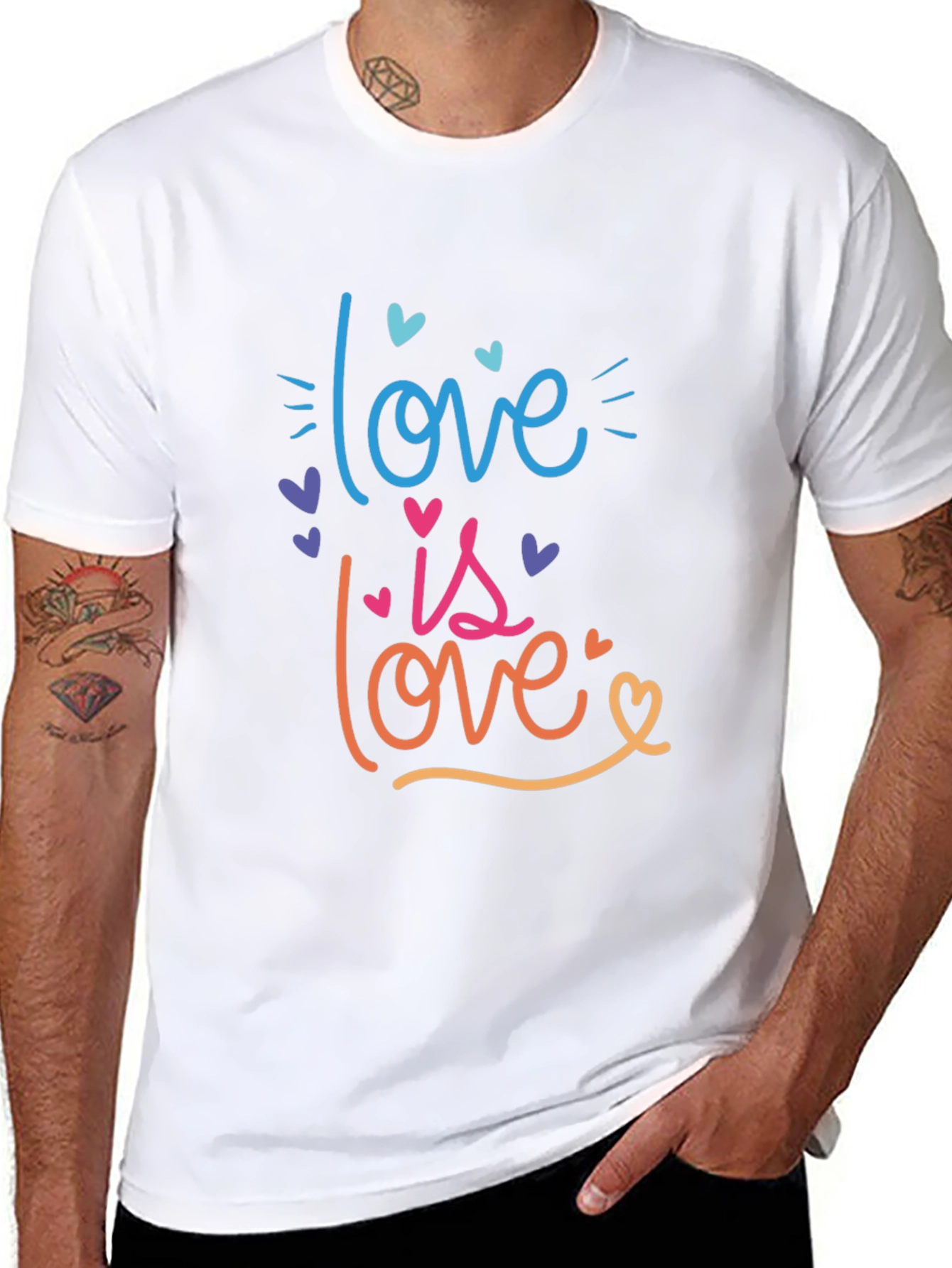 Love Is Love Graphic Tee - Pride Collection