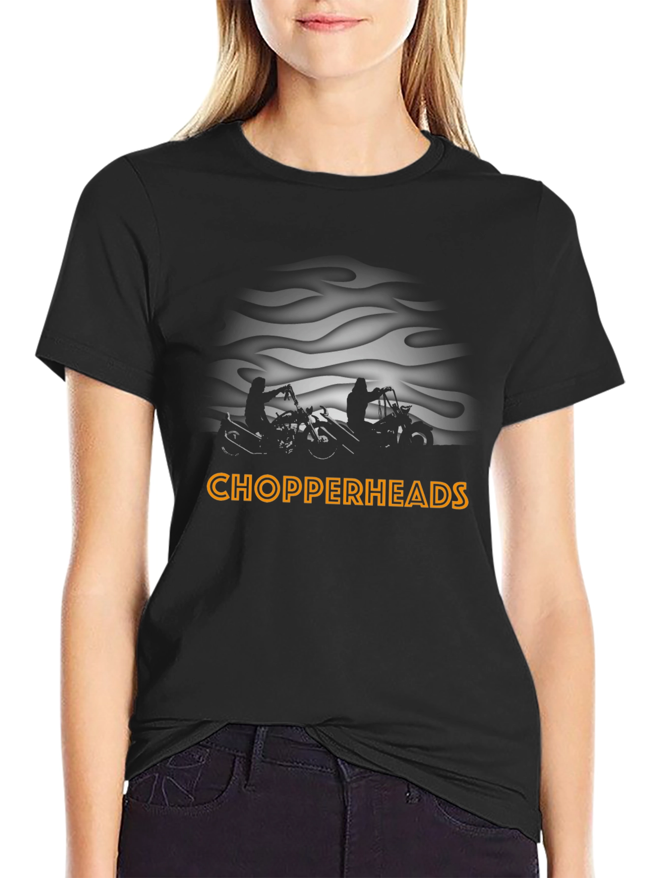 Chopperheads Graphic T-Shirt | Black Motorcycle Tee