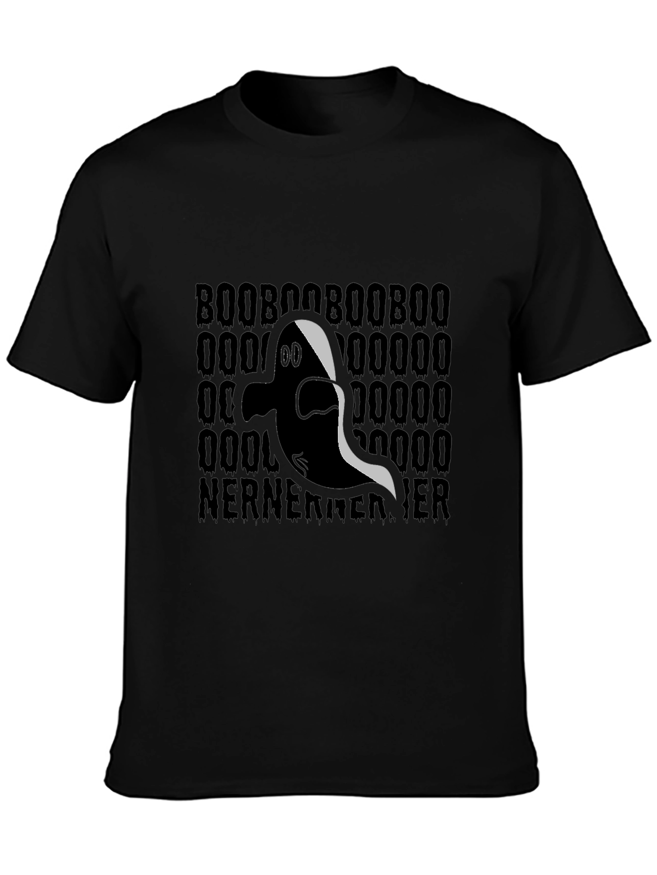 Boo Ghost Graphic Tee - Halloween Spooky Shirt