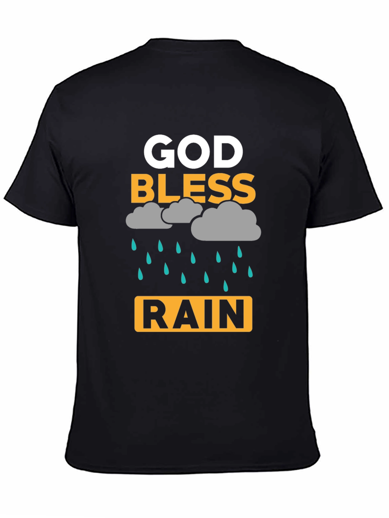 God Bless Rain T-Shirt - Stylish Graphic Tee