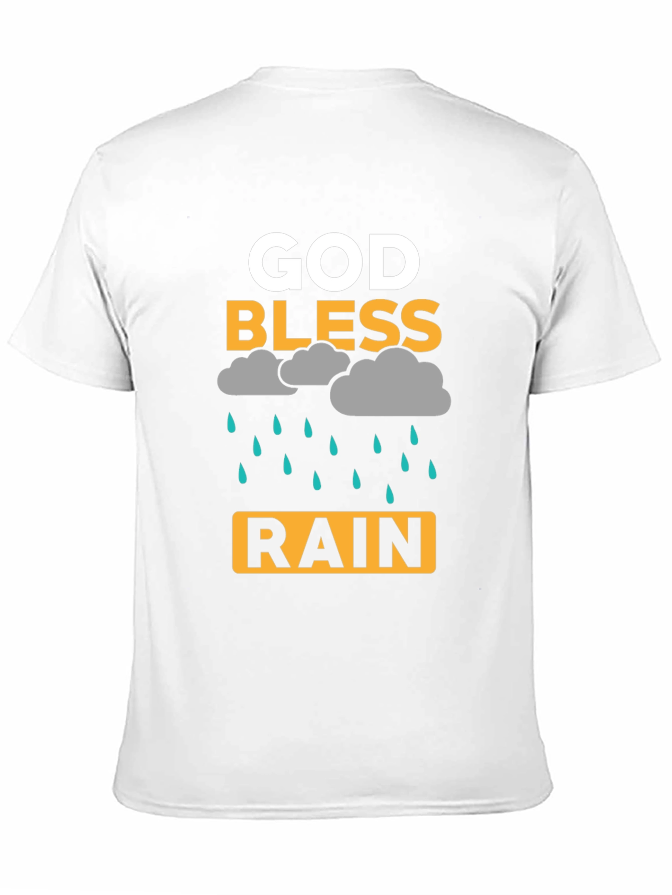 God Bless Rain T-Shirt - Stylish Graphic Tee