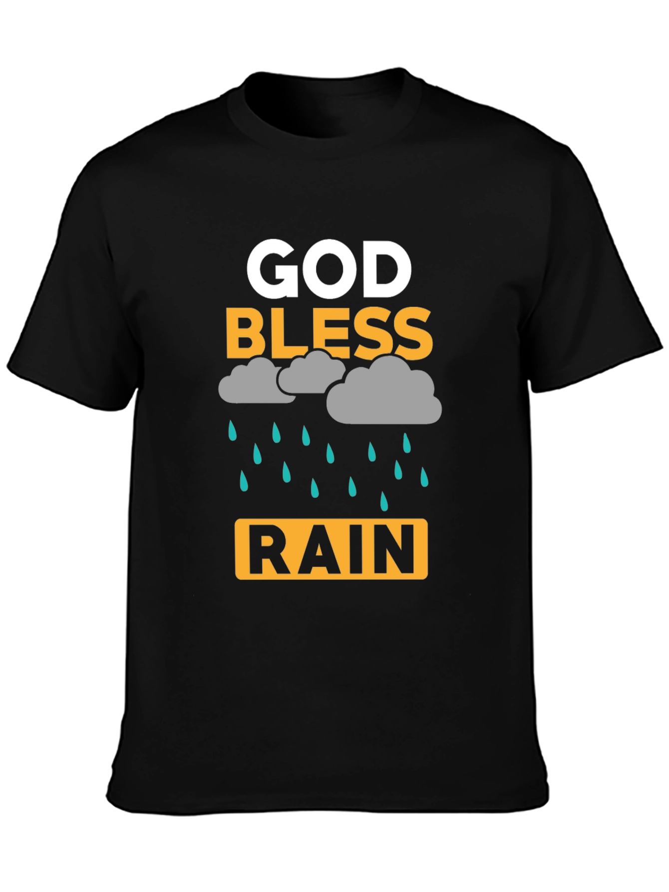 God Bless Rain T-Shirt - Stylish Graphic Tee