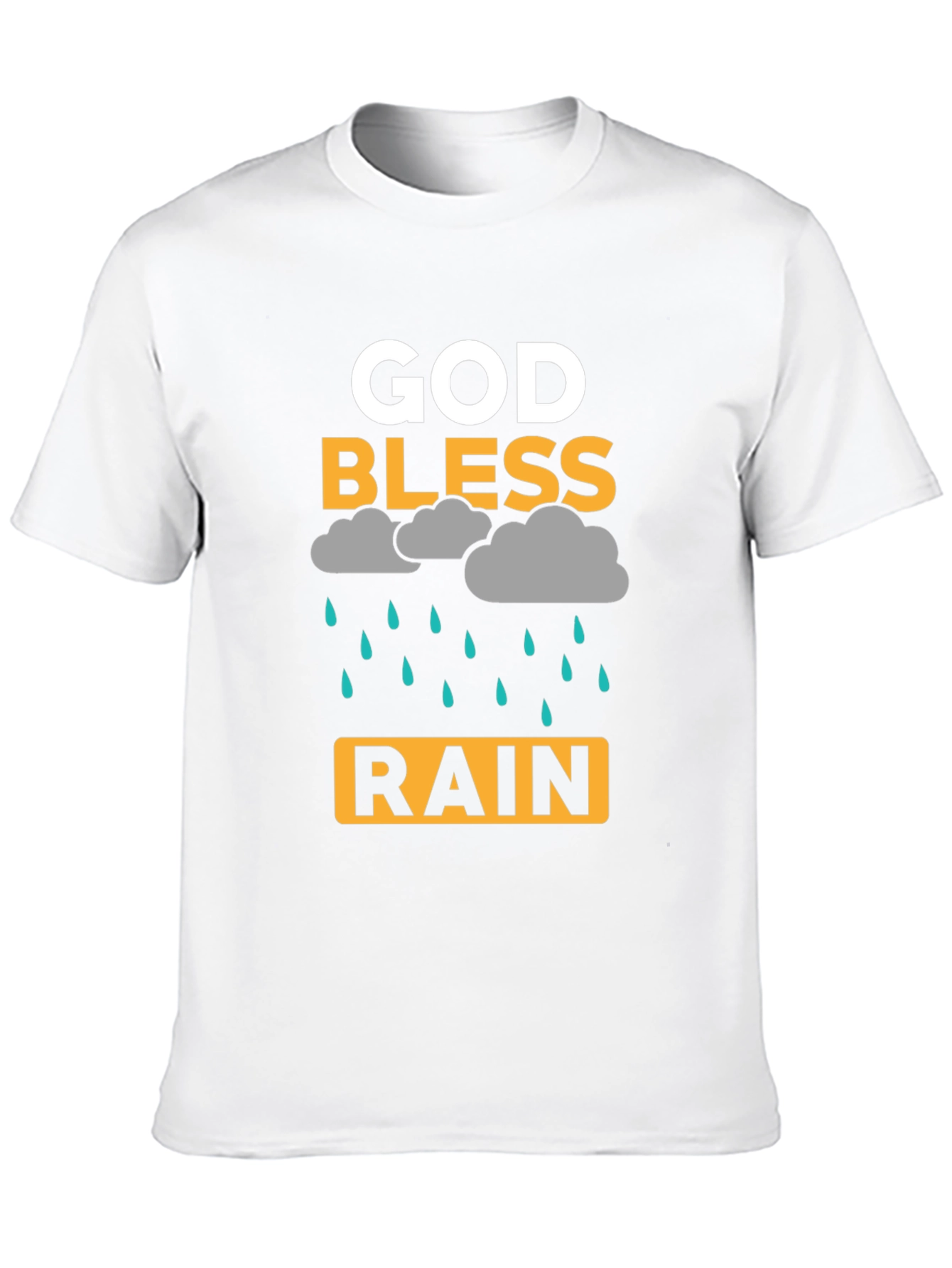 God Bless Rain T-Shirt - Stylish Graphic Tee