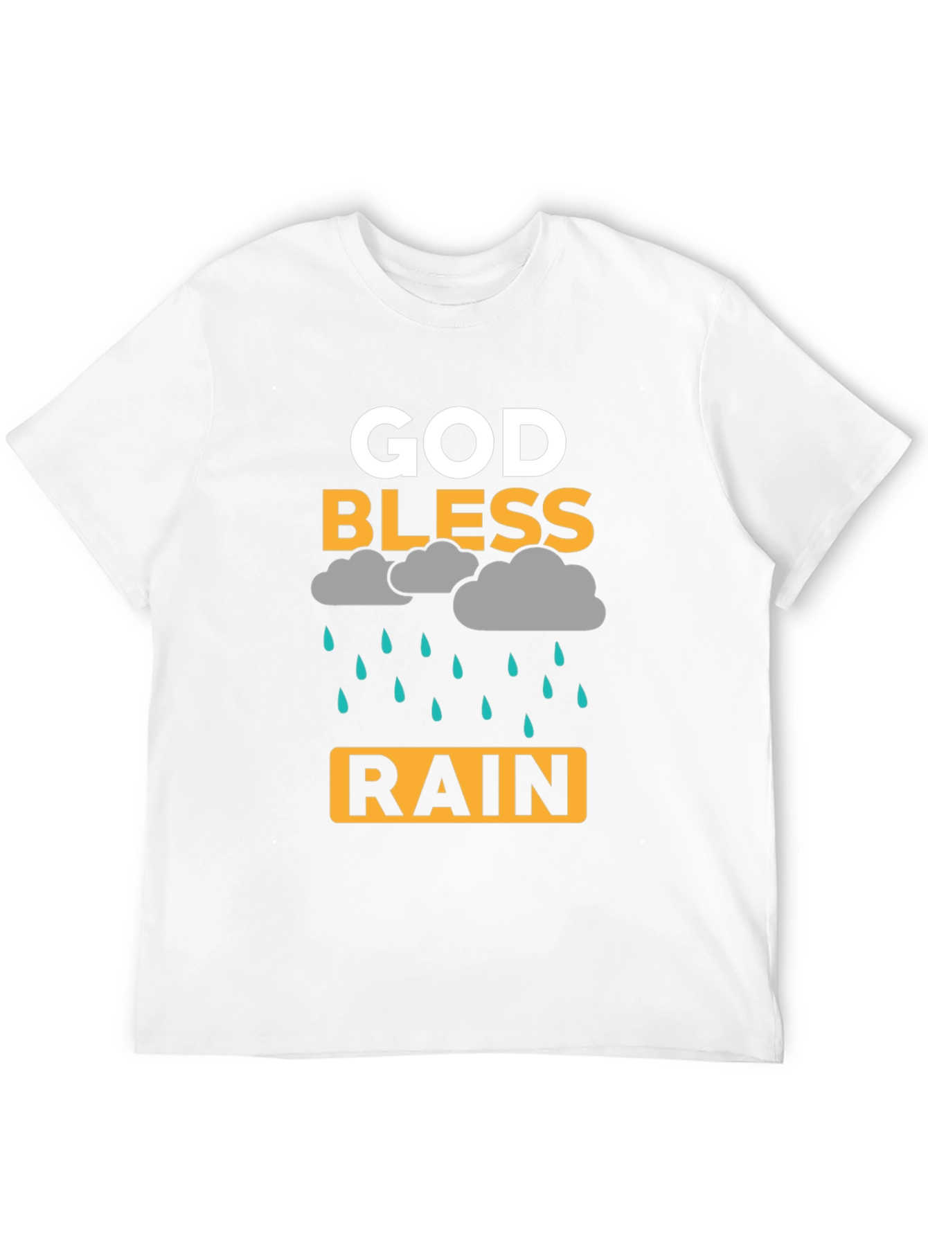 God Bless Rain T-Shirt - Stylish Graphic Tee