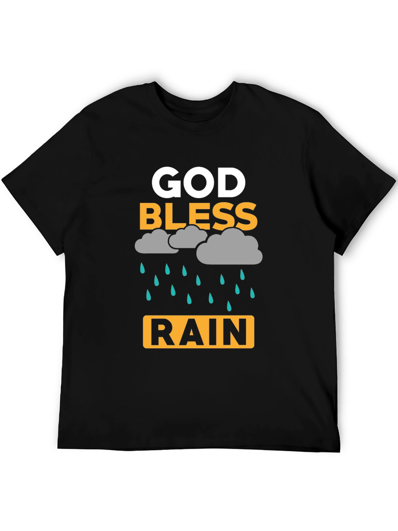 God Bless Rain T-Shirt - Stylish Graphic Tee