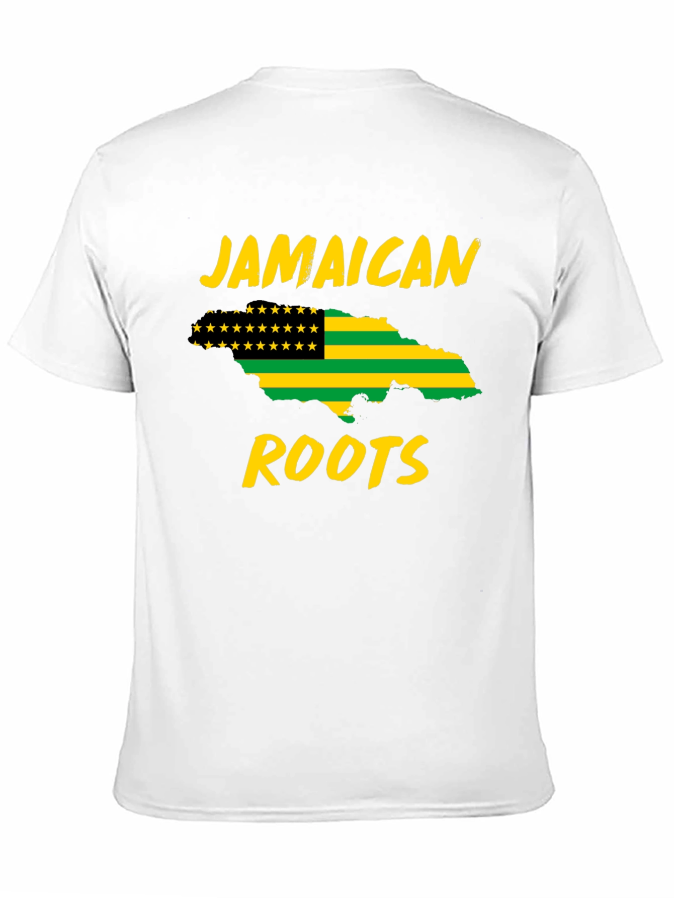 Jamaican Roots T-Shirt - Black Graphic Tee