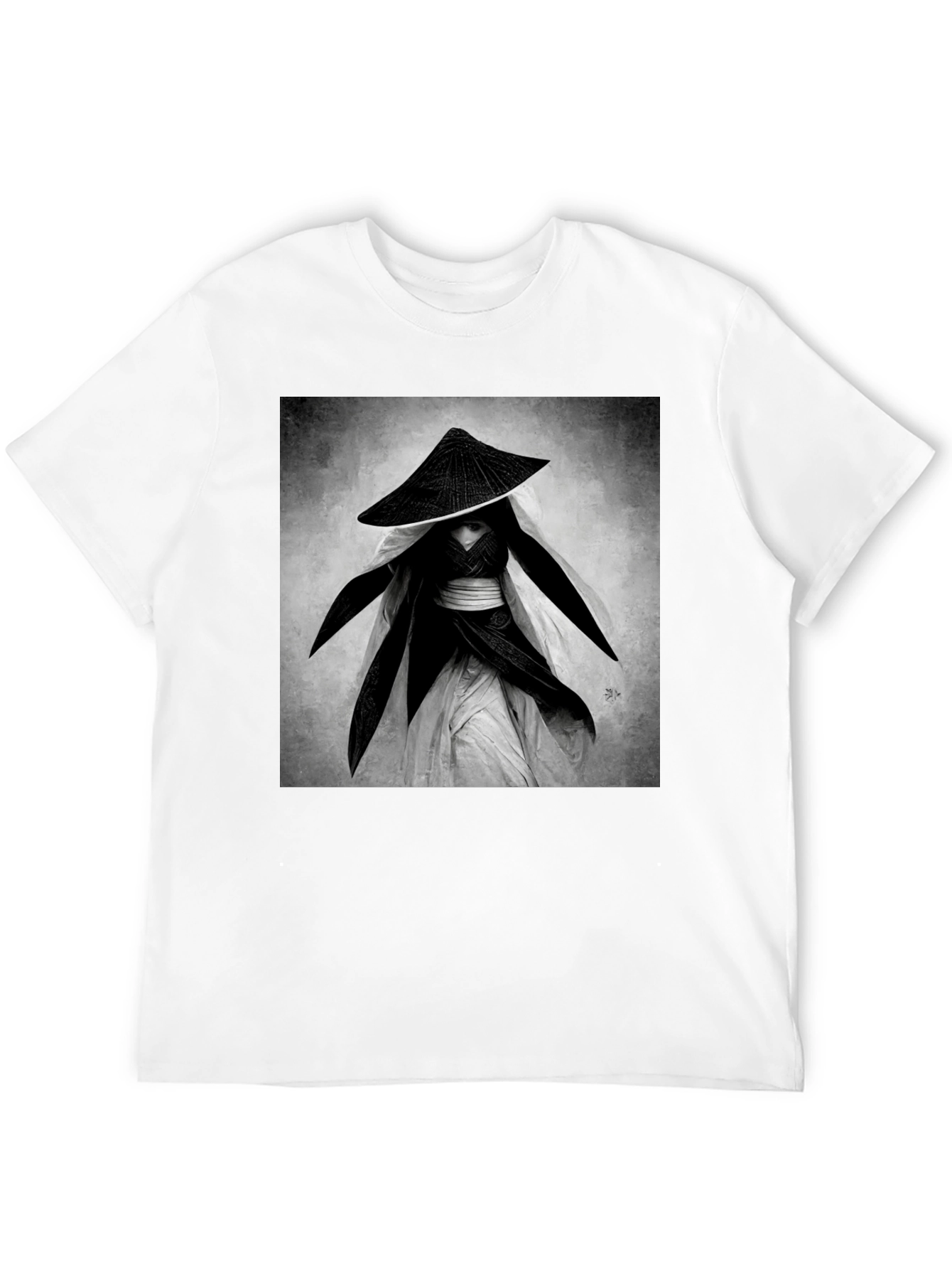 Samurai Warrior Graphic Tee - Black