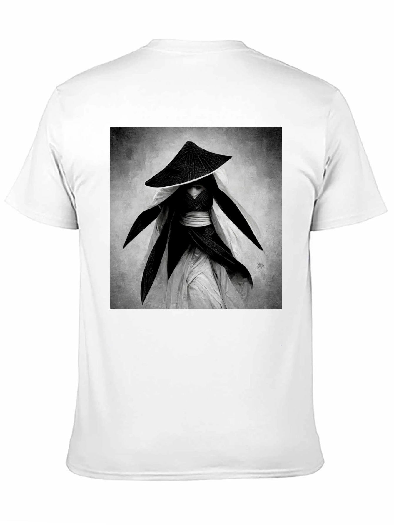 Samurai Warrior Graphic Tee - Black