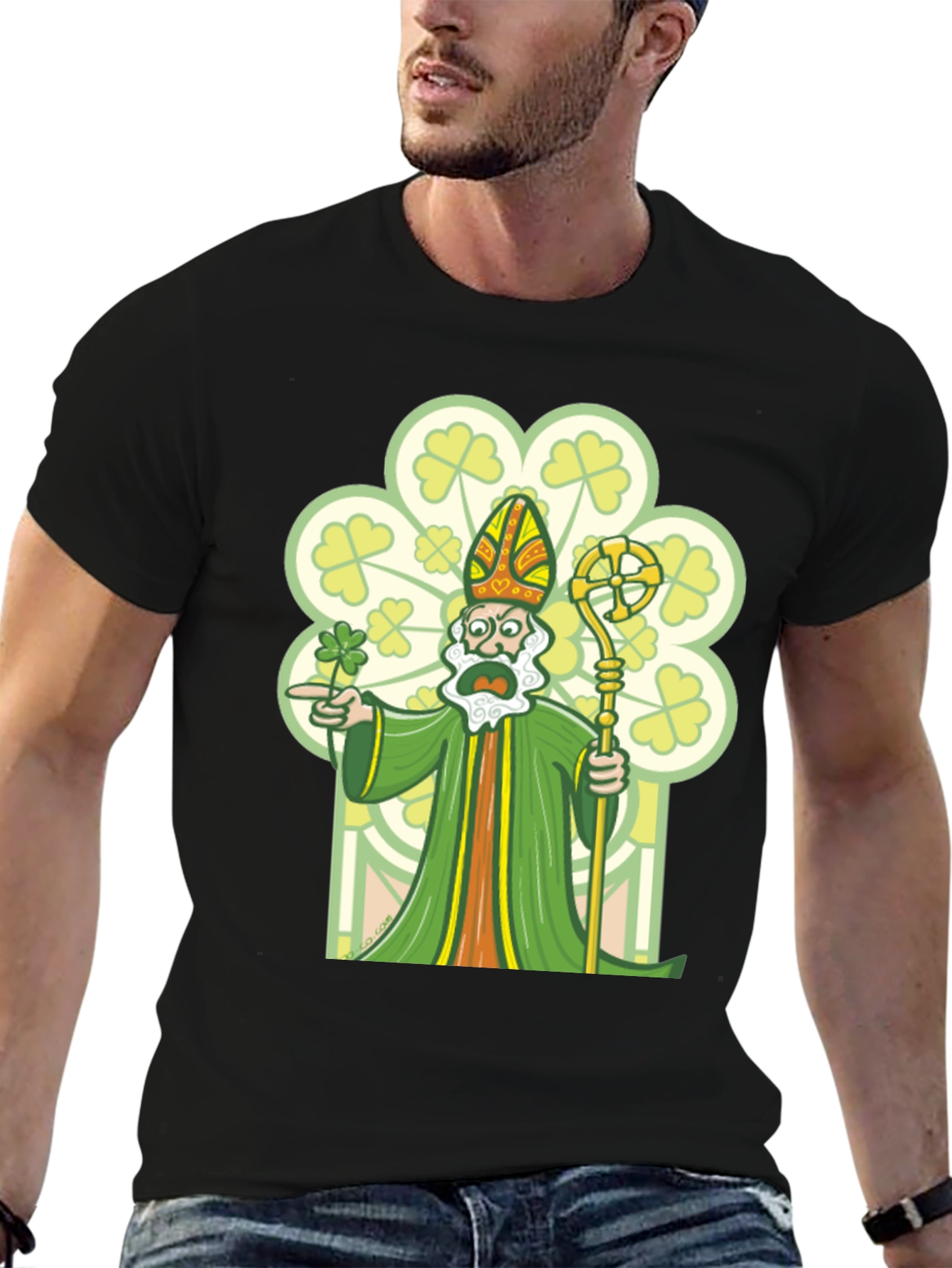 St. Patricks Day Cartoon Graphic T-Shirt