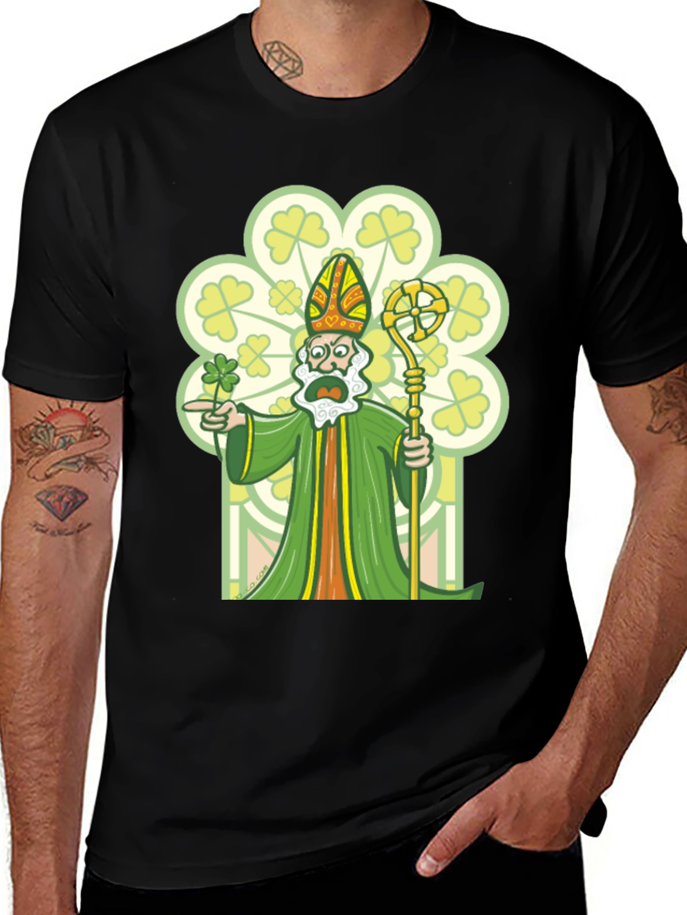 St. Patricks Day Cartoon Graphic T-Shirt