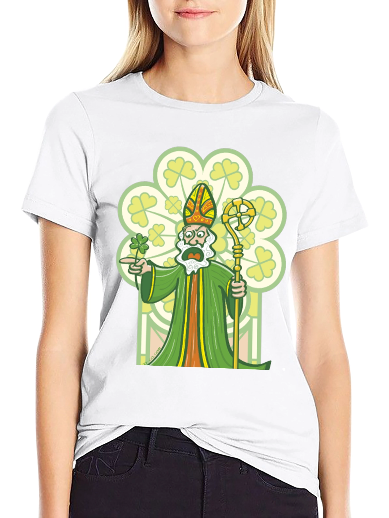 St. Patricks Day Cartoon Graphic T-Shirt