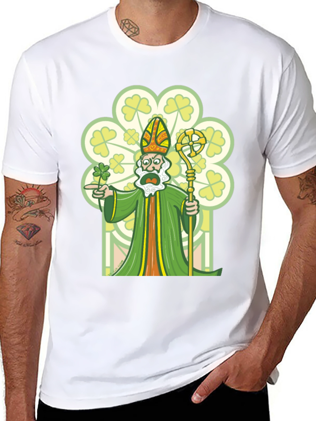 St. Patricks Day Cartoon Graphic T-Shirt