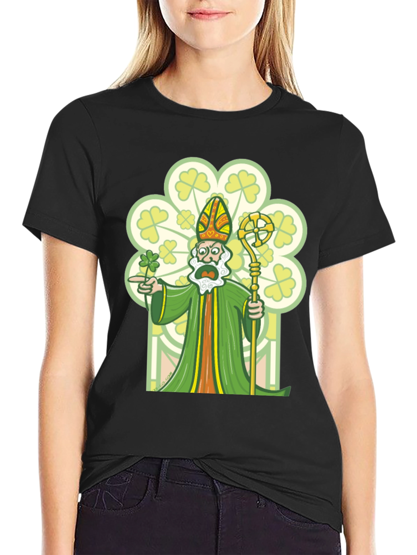 St. Patricks Day Cartoon Graphic T-Shirt