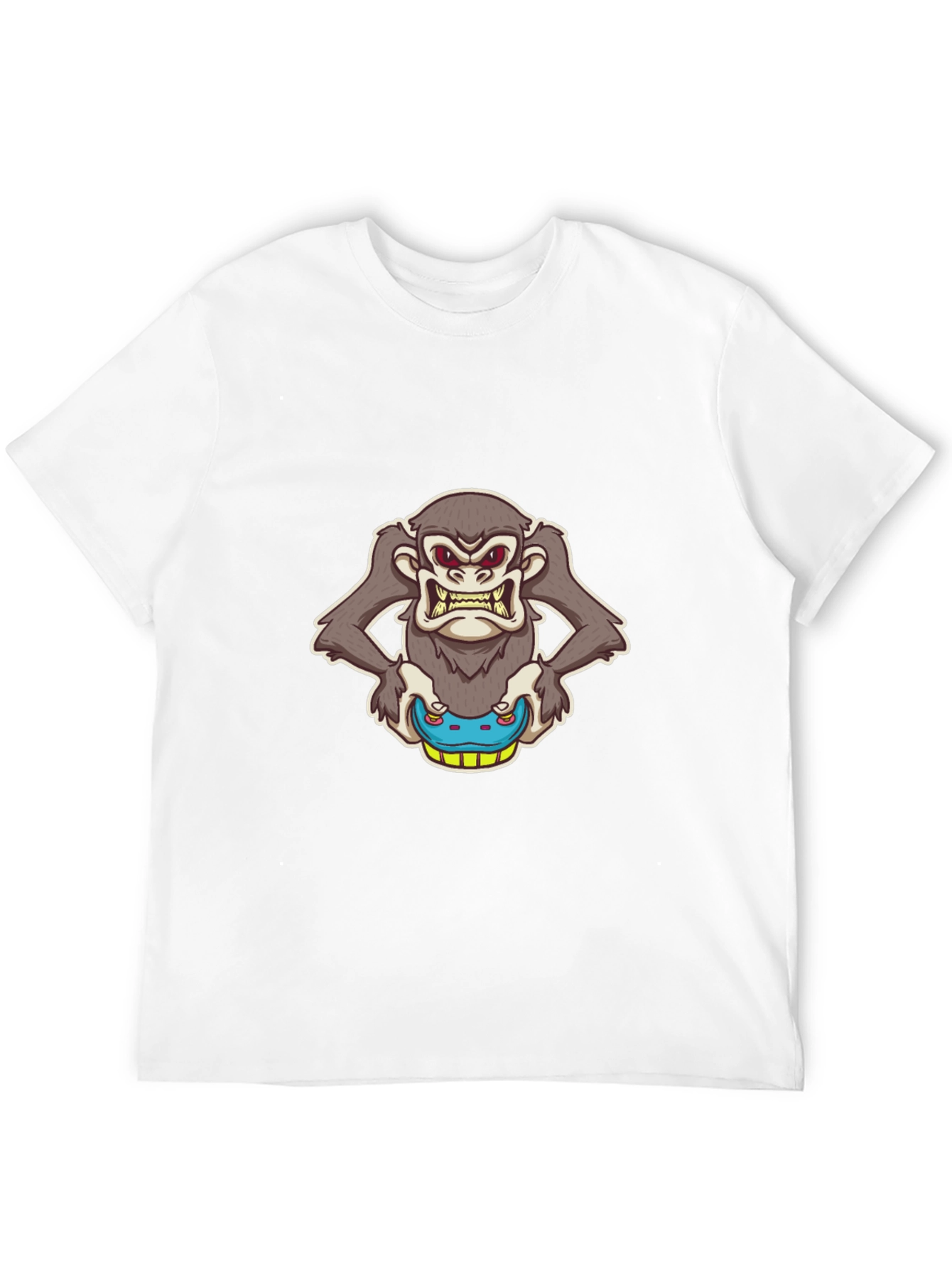 Grumpy Monkey Skateboard Graphic Tee